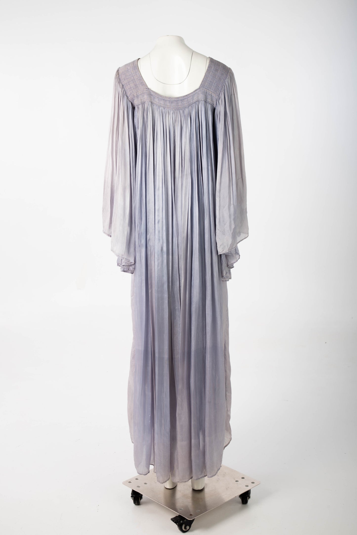 Lilac Afghan Plissé Dress Circa 1970s