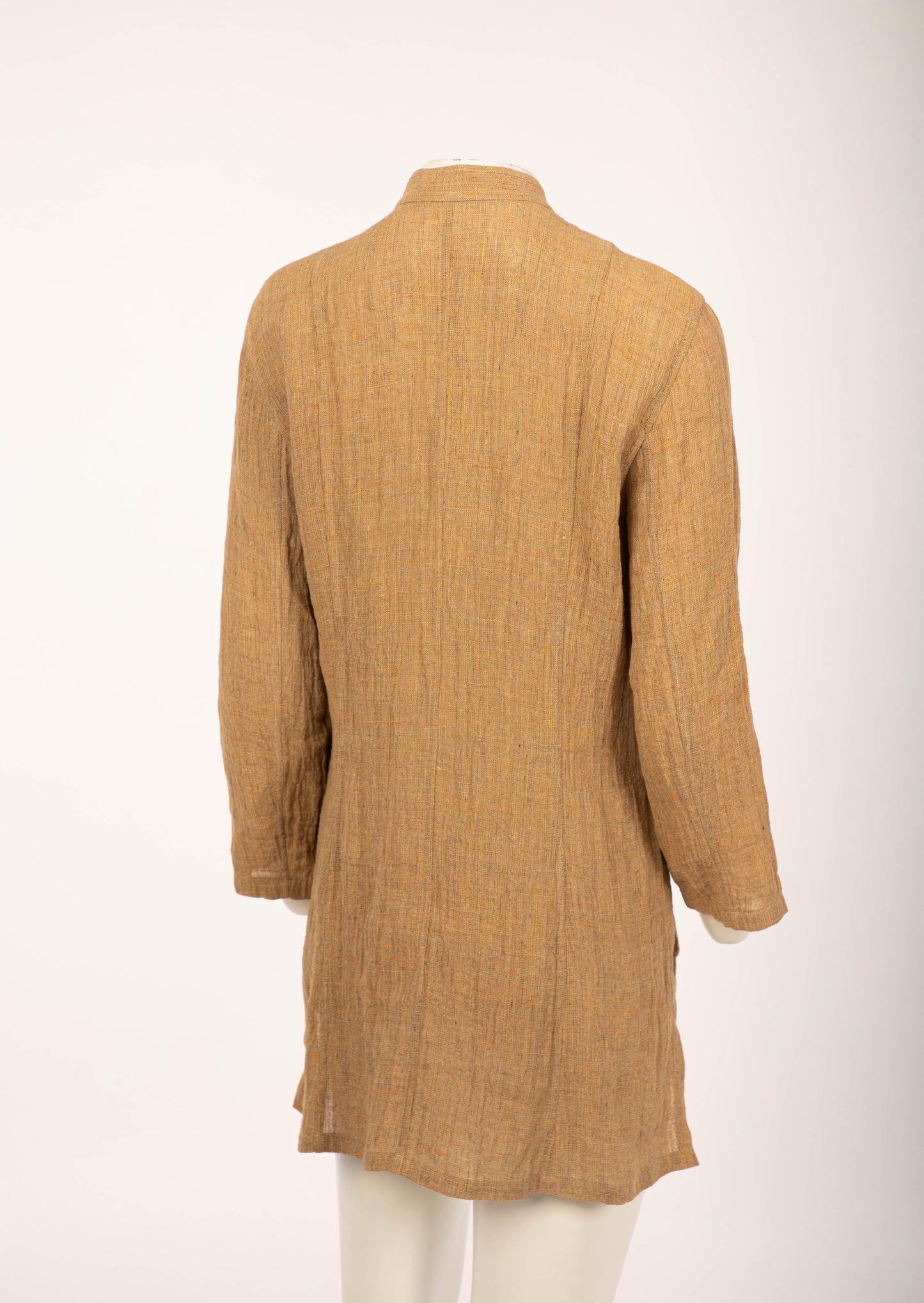 Jürgen Lehl Brown Linen Jacket