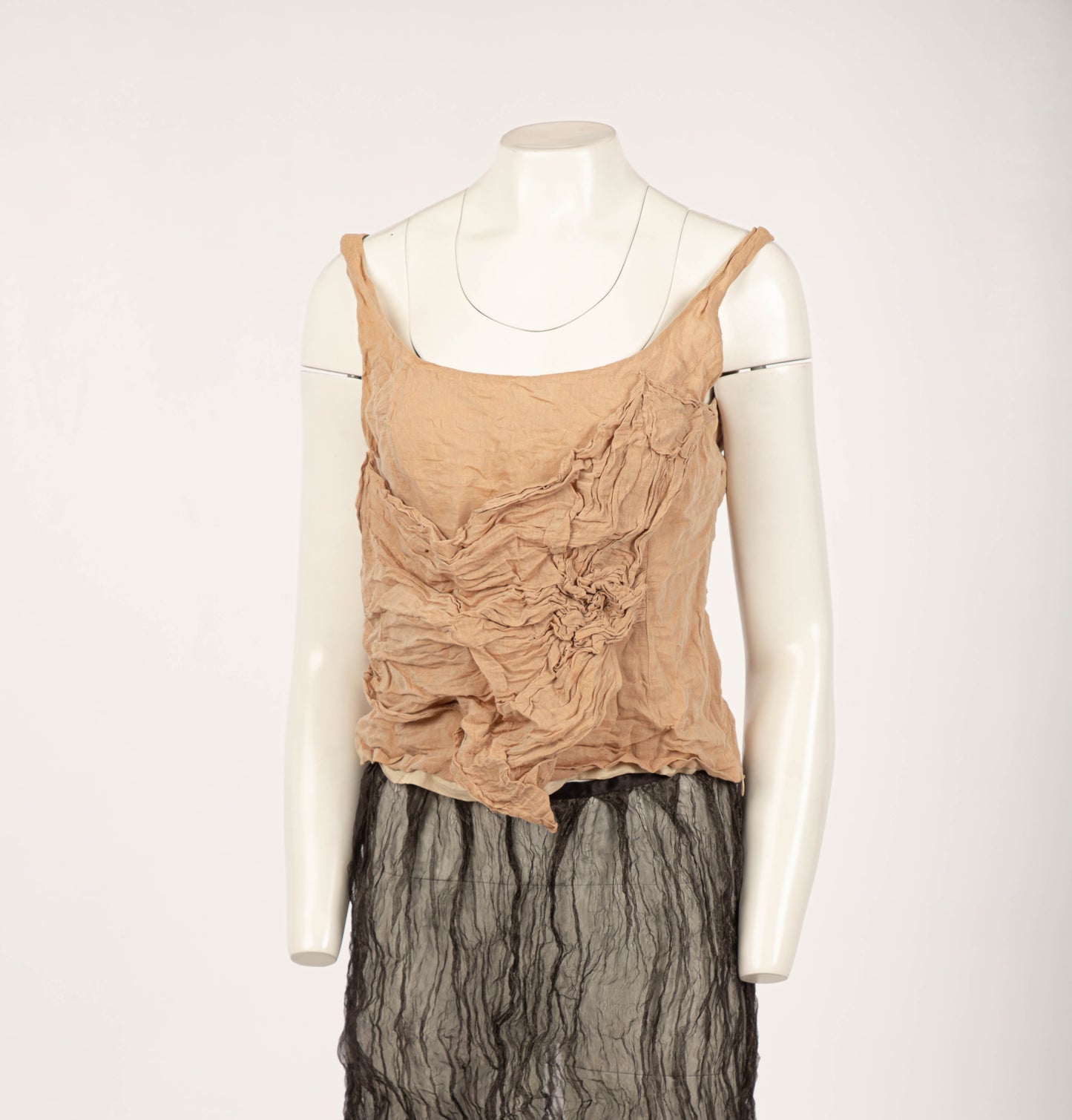 Marina Spadafora Dusky Pink Crumbled Bustier