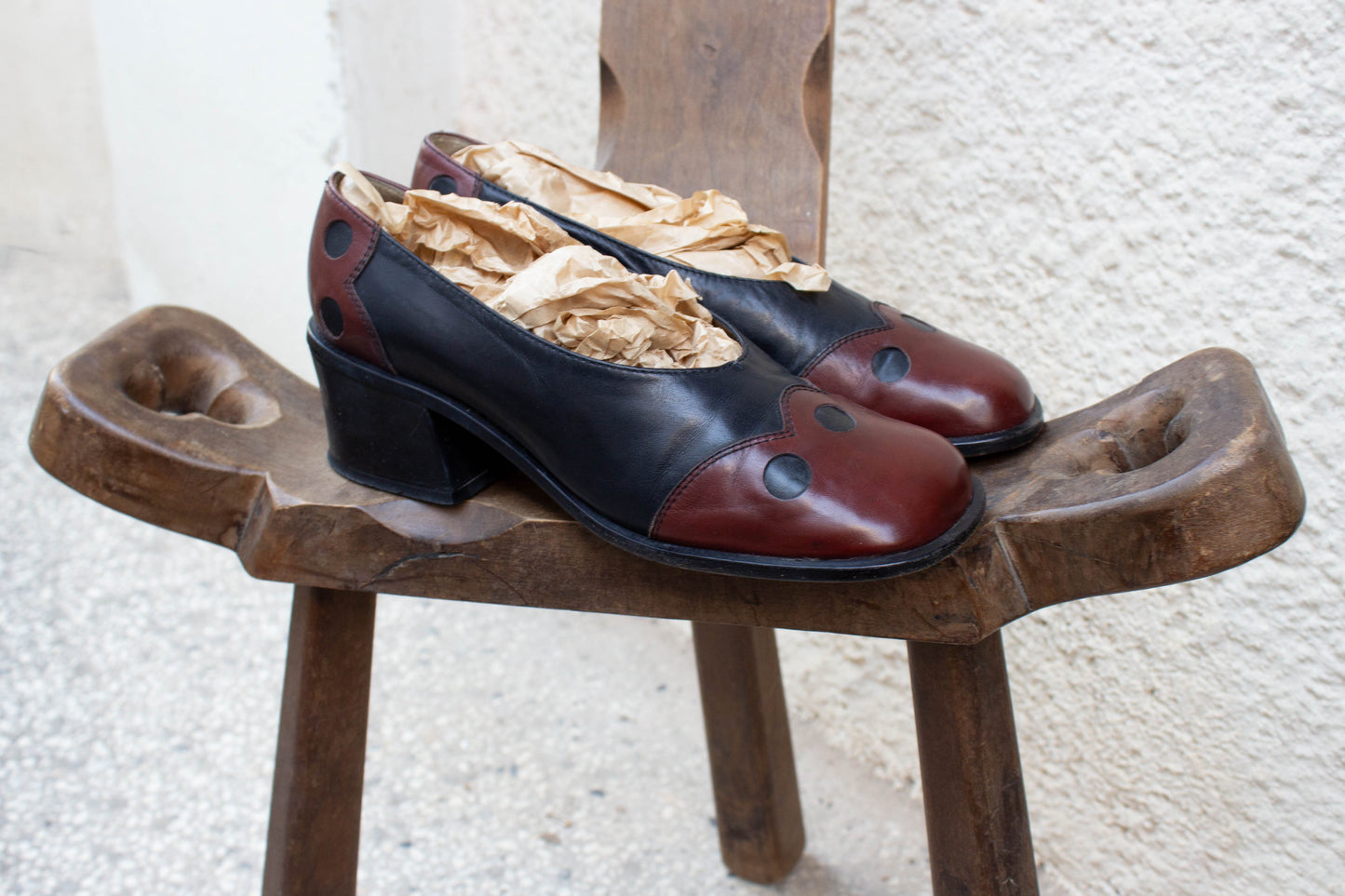 Romeo Gigli G Gigli  1940s Inspired 'Spectator' Shoes