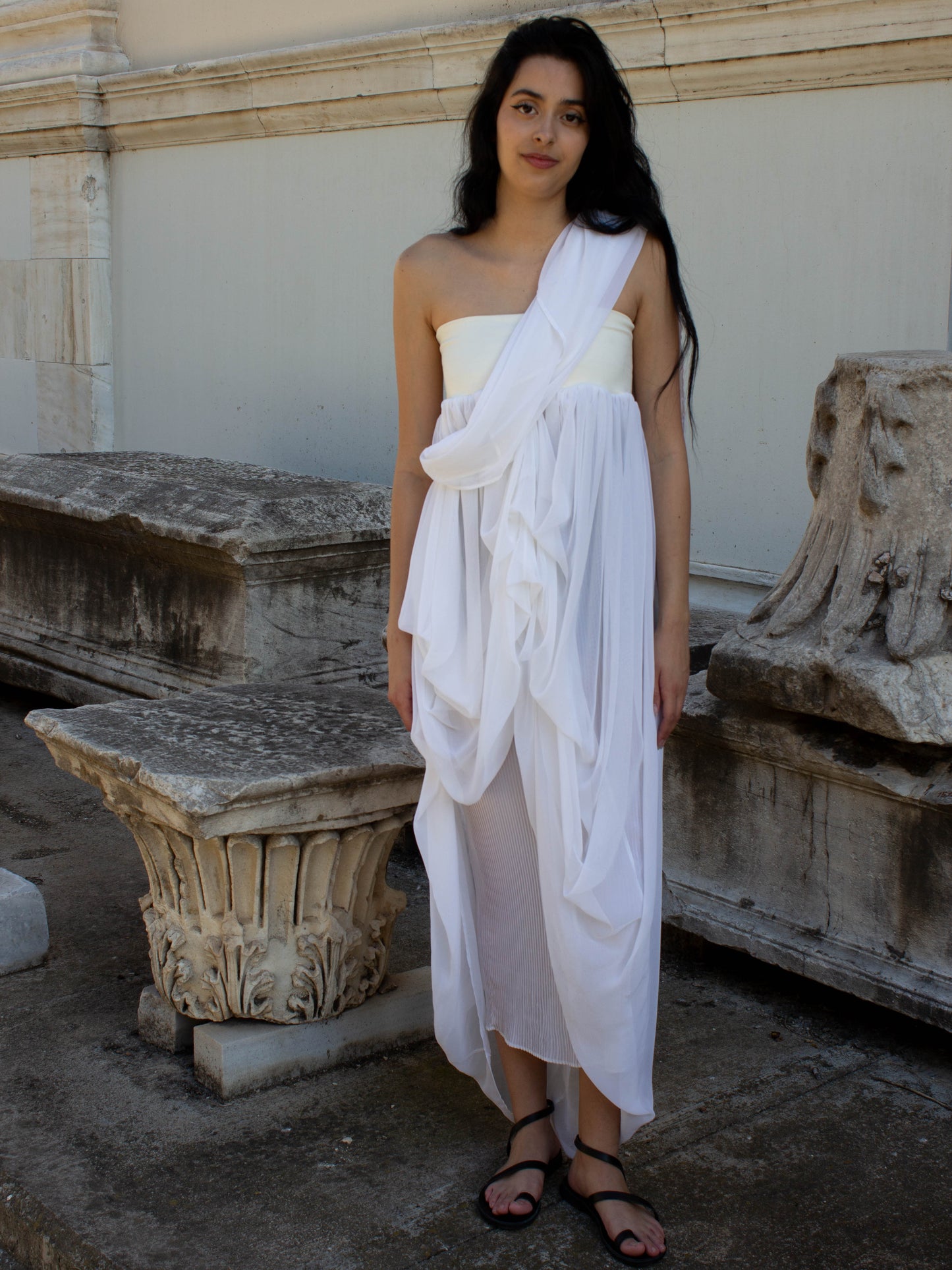 Dolce & Gabbana White Baroque Dress / Skirt