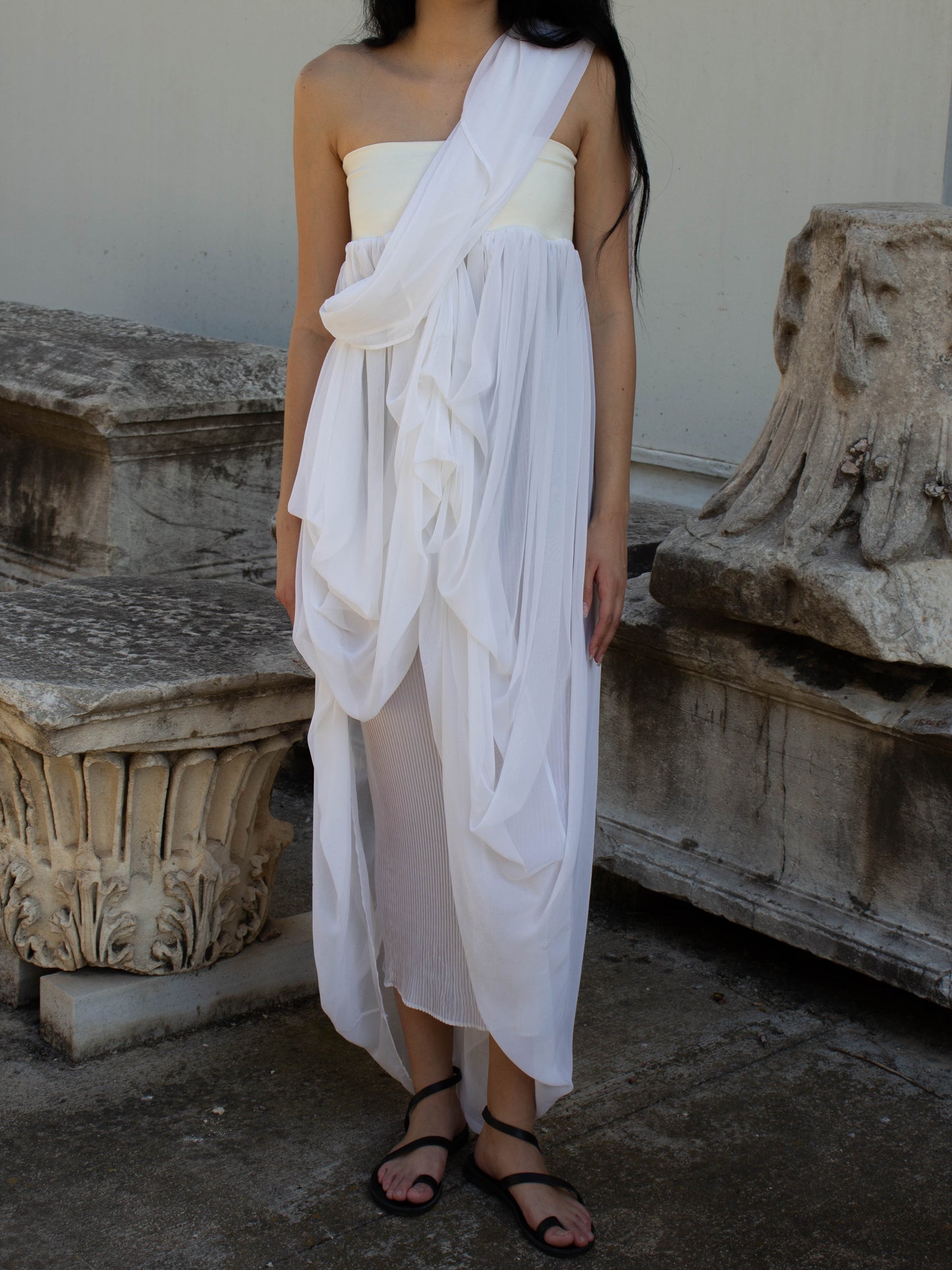 Dolce & Gabbana White Baroque Dress / Skirt