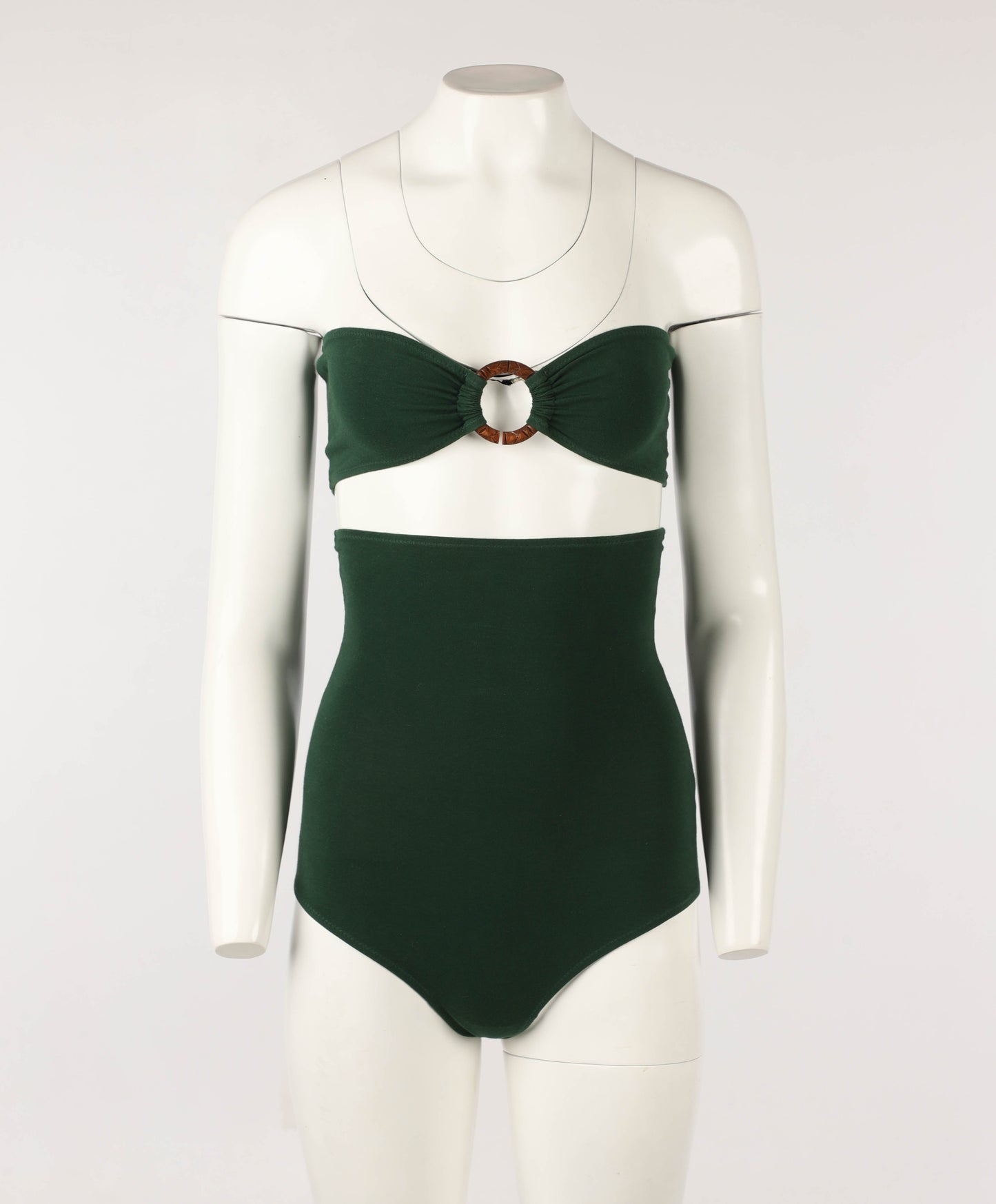 Romeo Gigli Mare Dark Green Two Piece Circa 90s