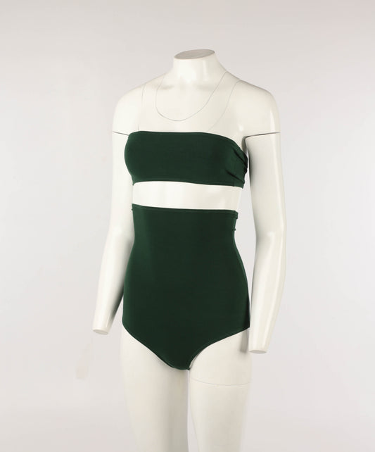 Romeo Gigli Mare Dark Green Two Piece Circa 90s