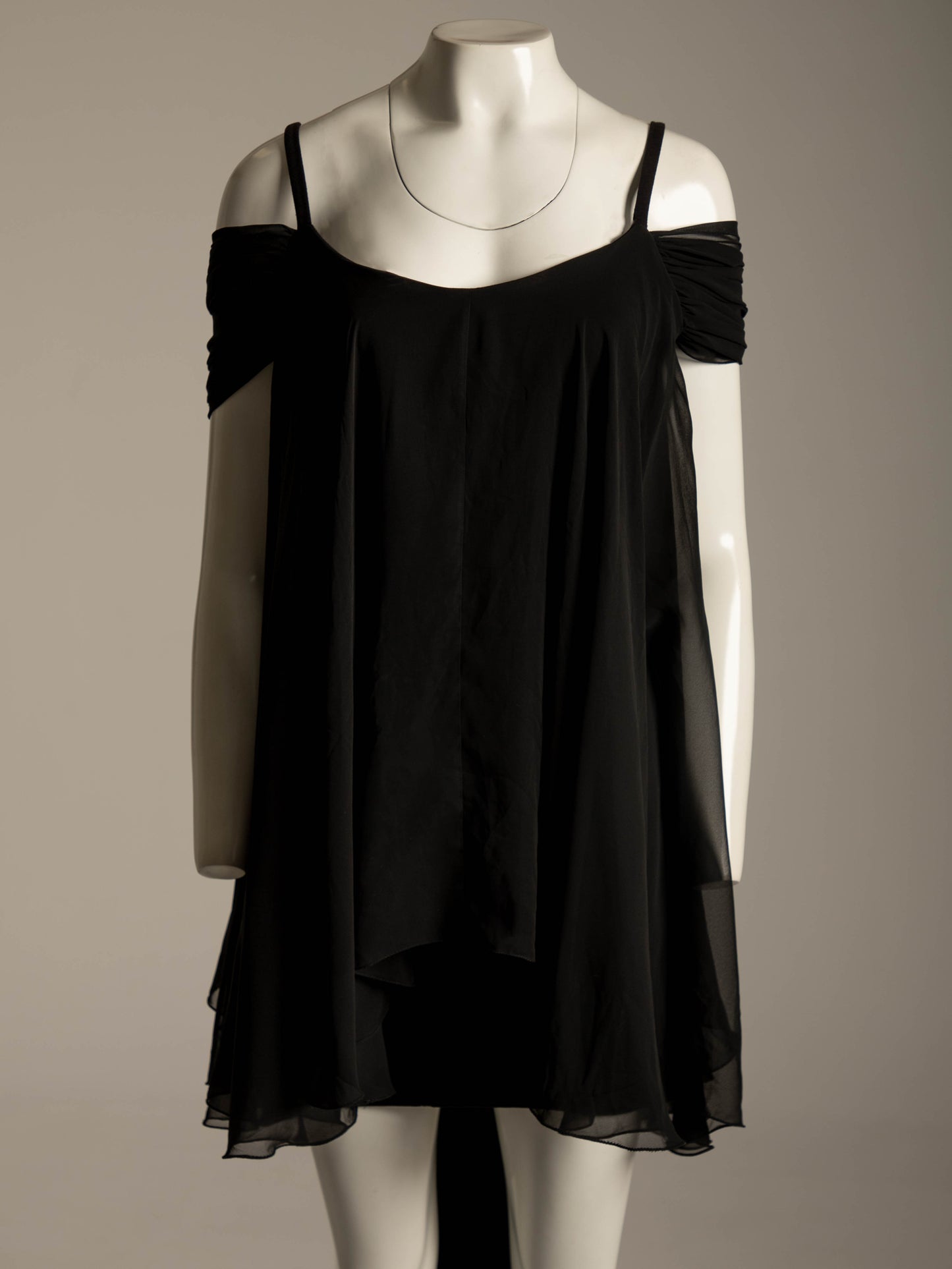 Dolce & Gabbana S/S 1991 Black Dress with Scarves