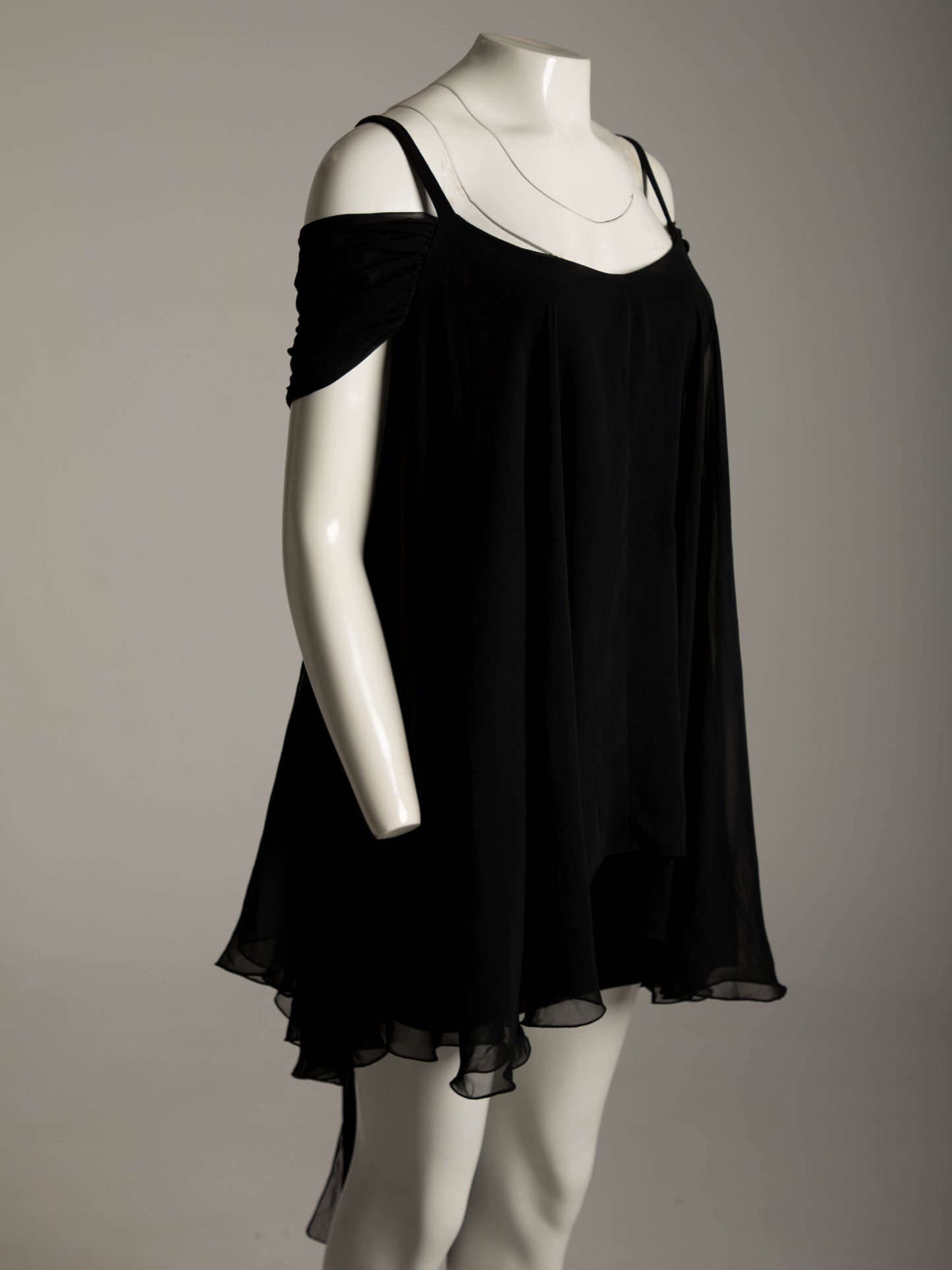 Dolce & Gabbana S/S 1991 Black Dress with Scarves