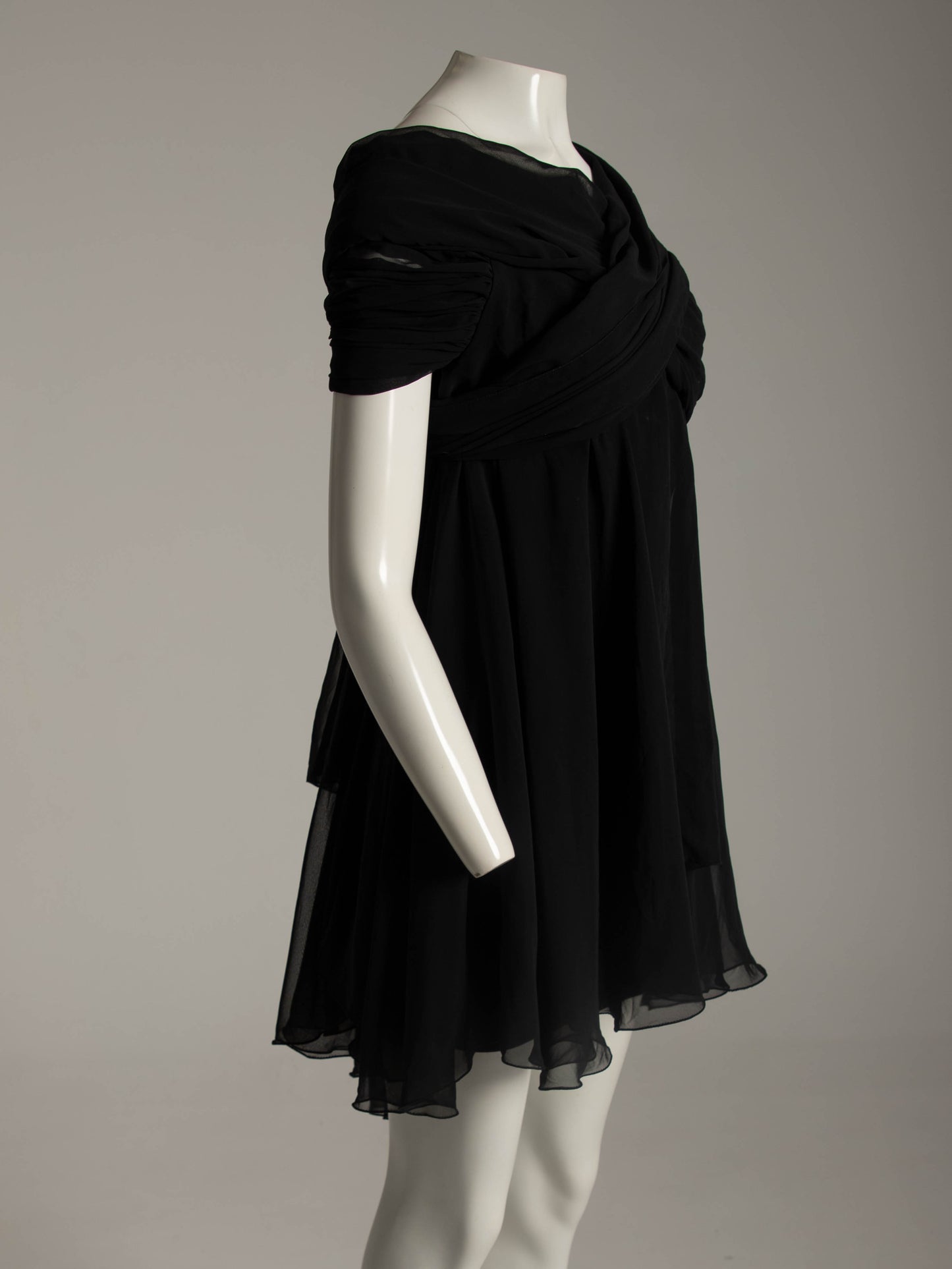 Dolce & Gabbana S/S 1991 Black Dress with Scarves