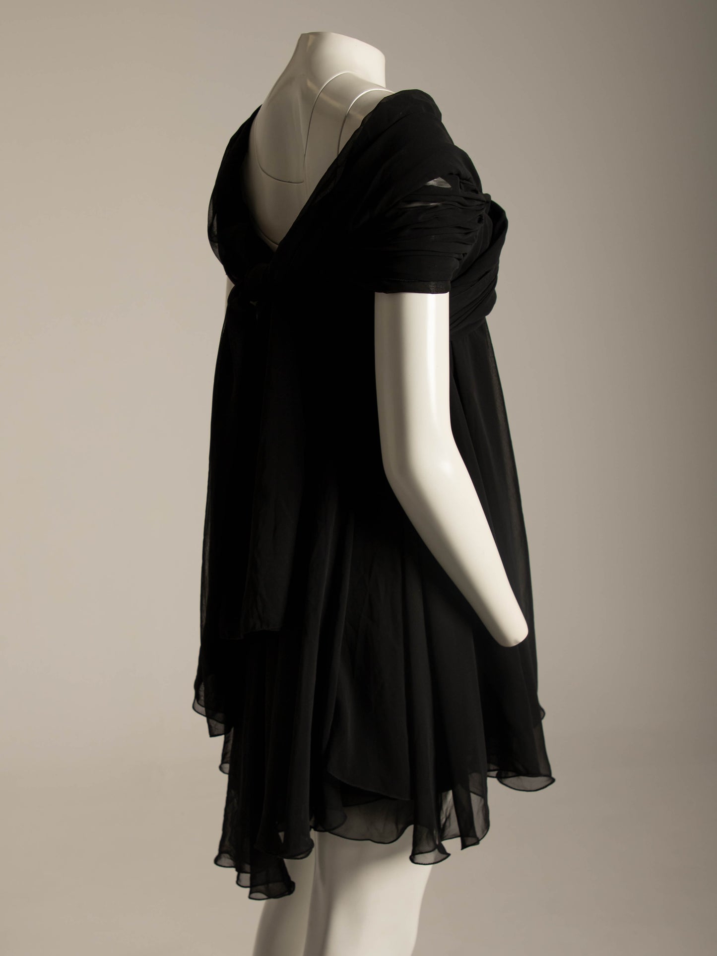 Dolce & Gabbana S/S 1991 Black Dress with Scarves