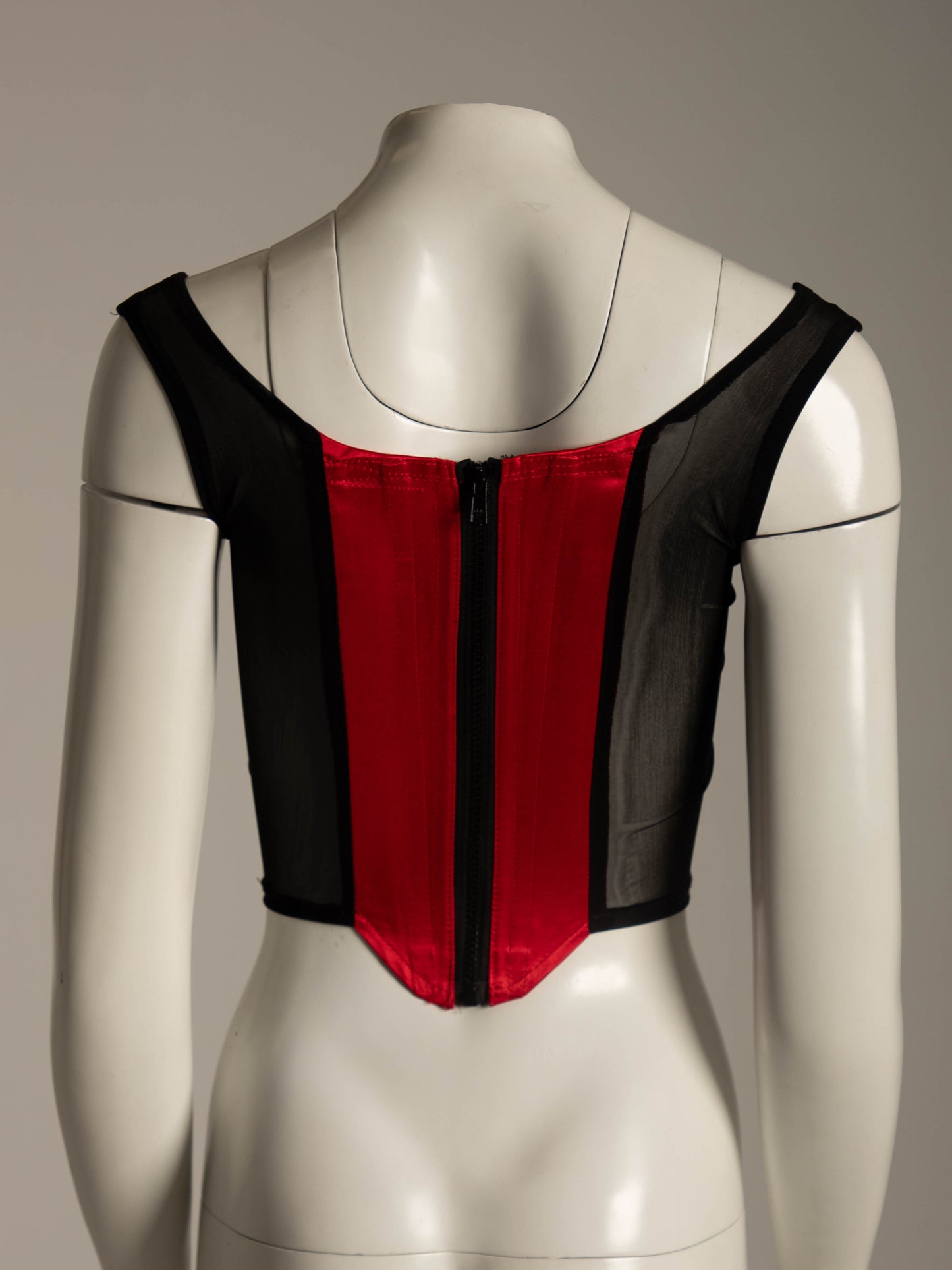 Gaile McConaghie Medieval Magick Red Embroidered Corset