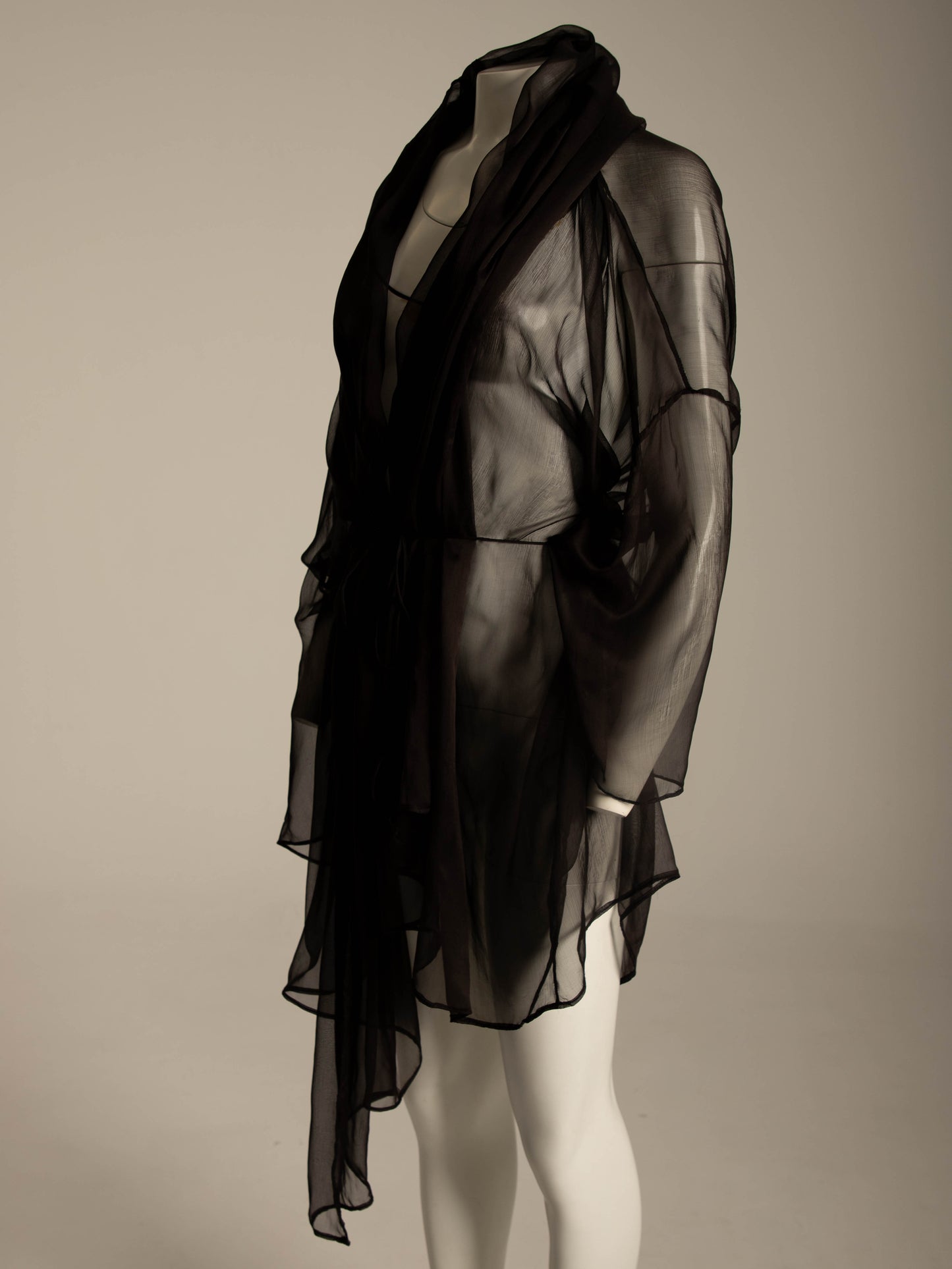 Celia Phillips Black Silk 'Acheron' Jacket