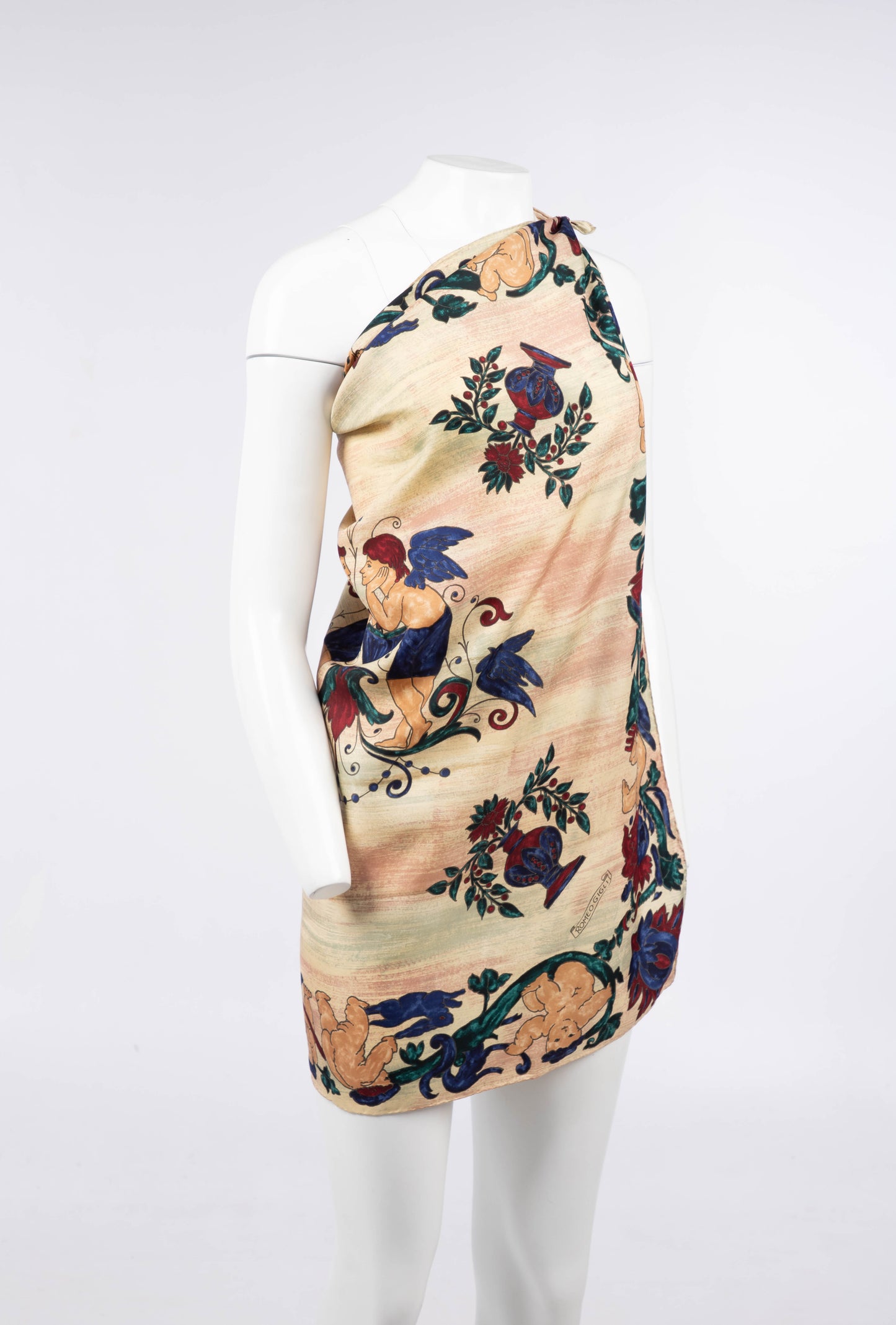 Romeo Gigli Baroque Silk Scarf