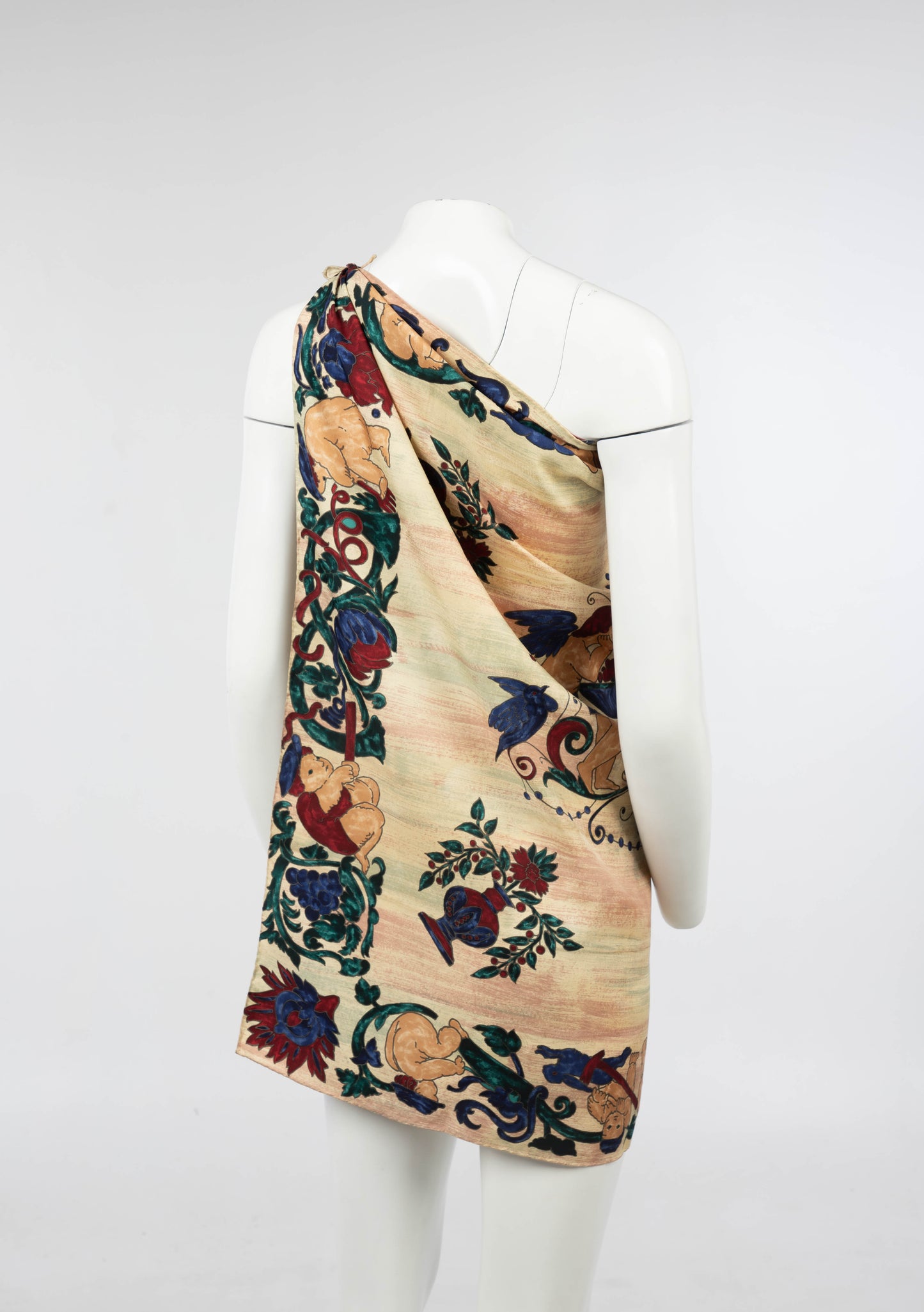 Romeo Gigli Baroque Silk Scarf