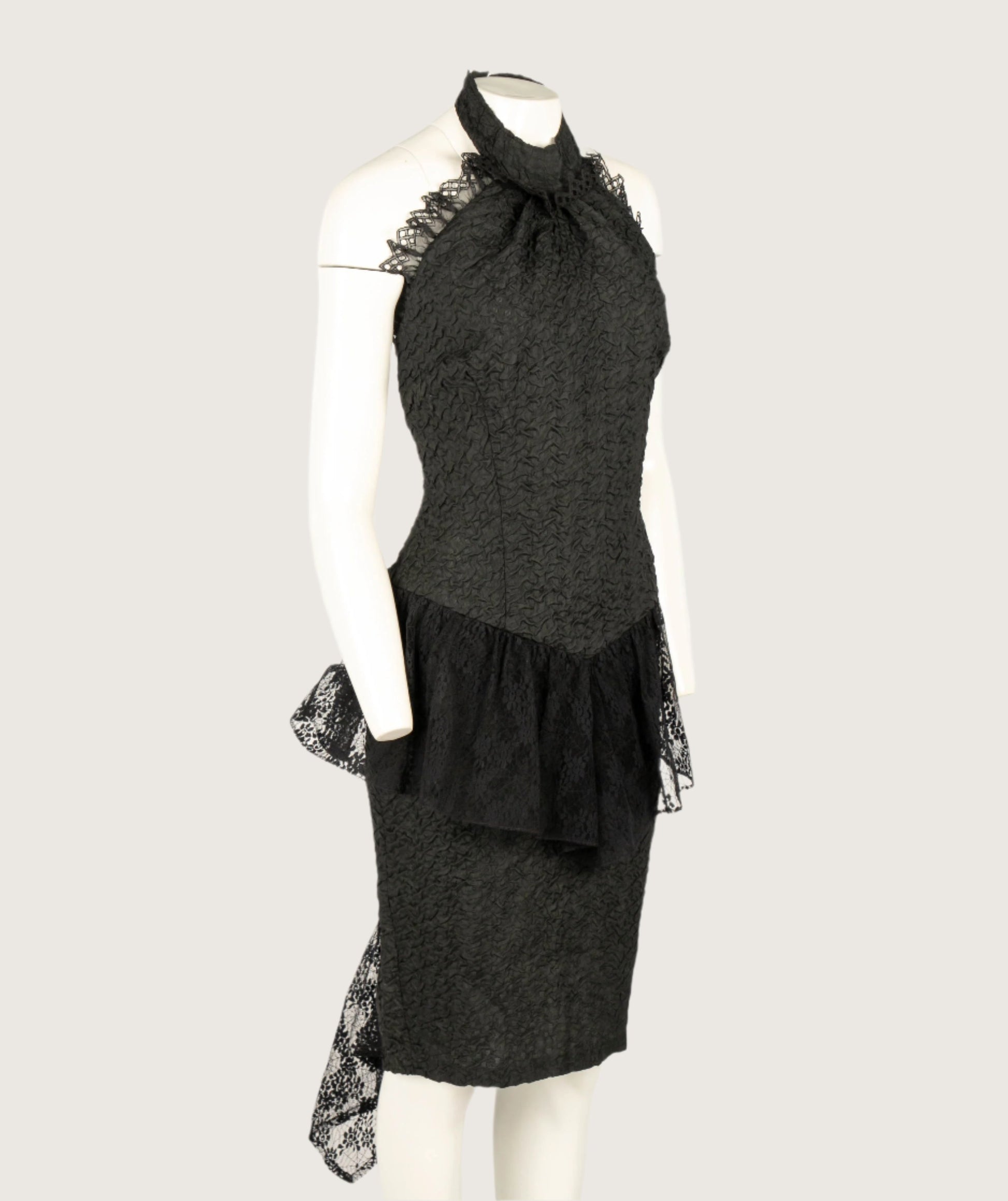 cobweb lace dress Sophie Couture