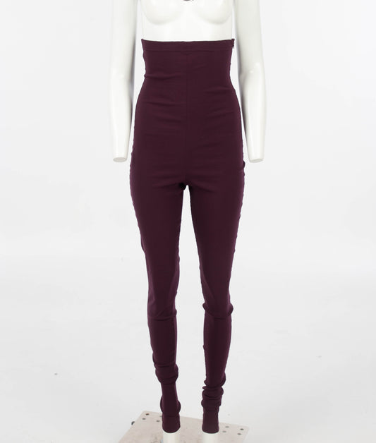 Dolce & Gabbana A/W 1990 Purple High-waisted Leggings