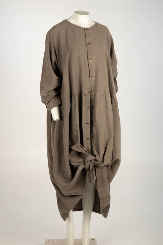 J. Morgan Puett Linen Duster Dress