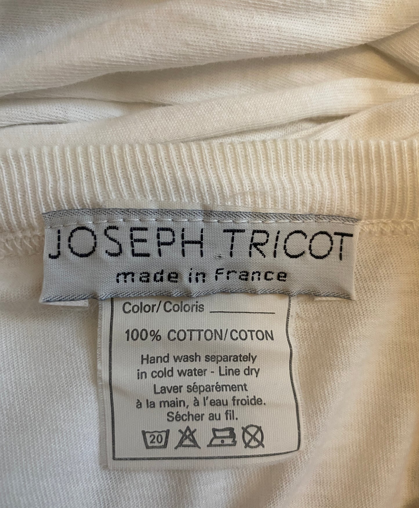 Joseph Tricot White Wrapped Dress Circa 1980s