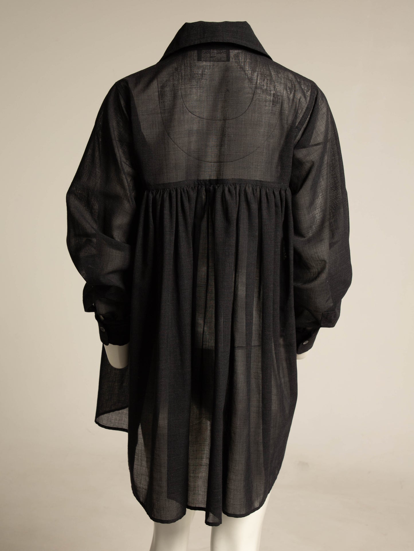 Callaghan Charcoal Wool Lawn Babydoll Dress RESERVED