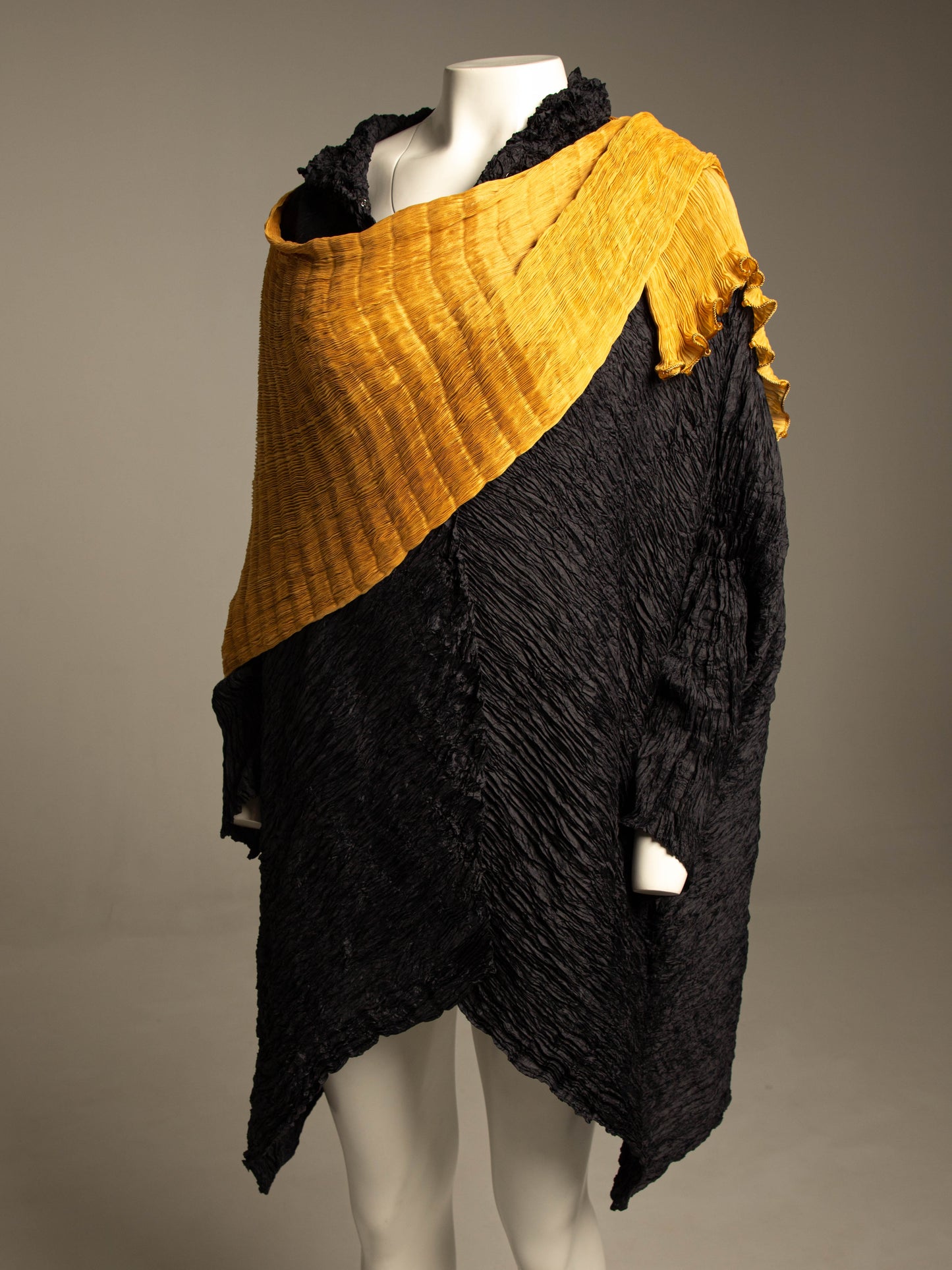 Fortuny Venetia Studium Golden Plissé Shawl