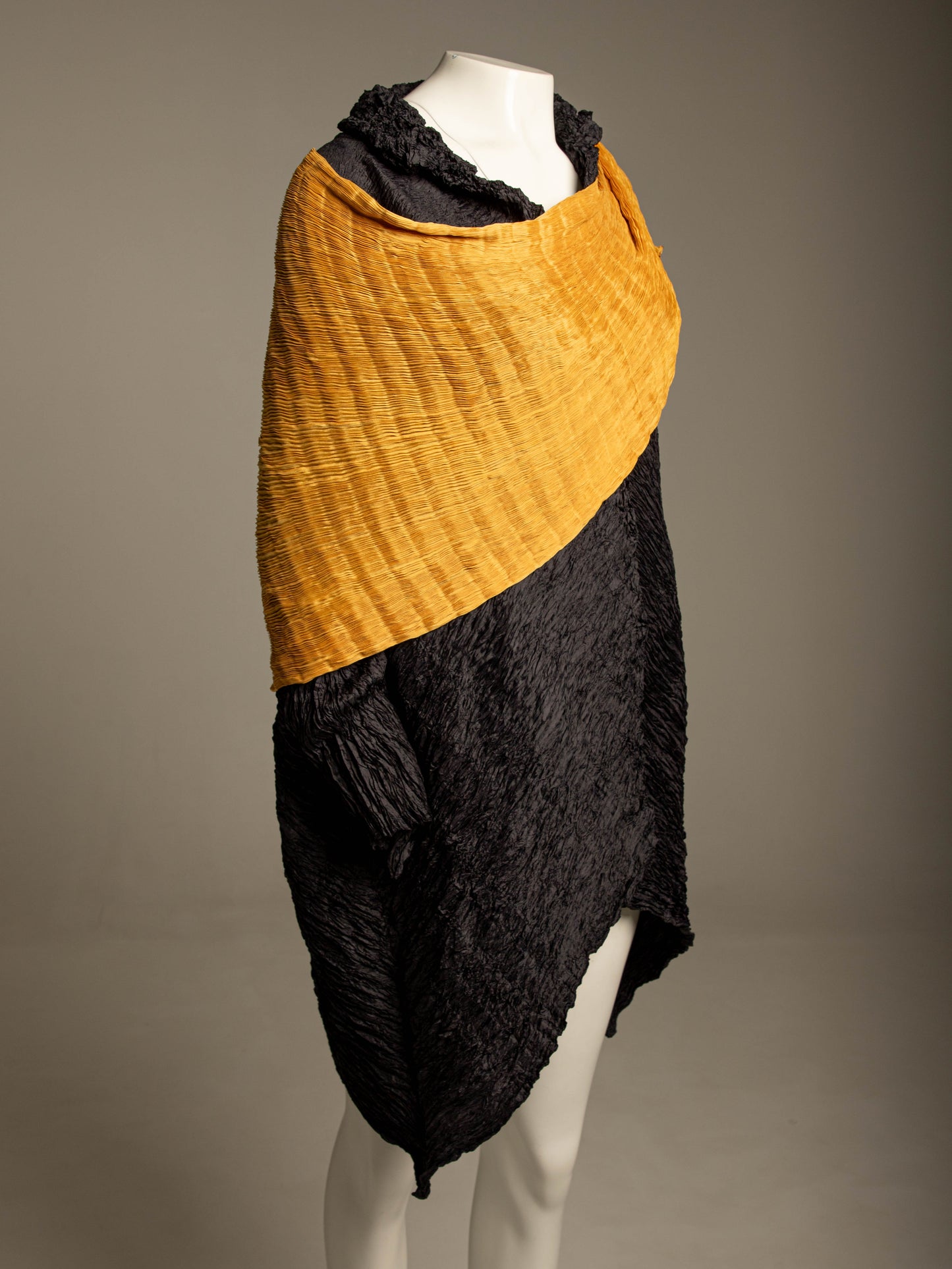 Fortuny Venetia Studium Golden Plissé Shawl
