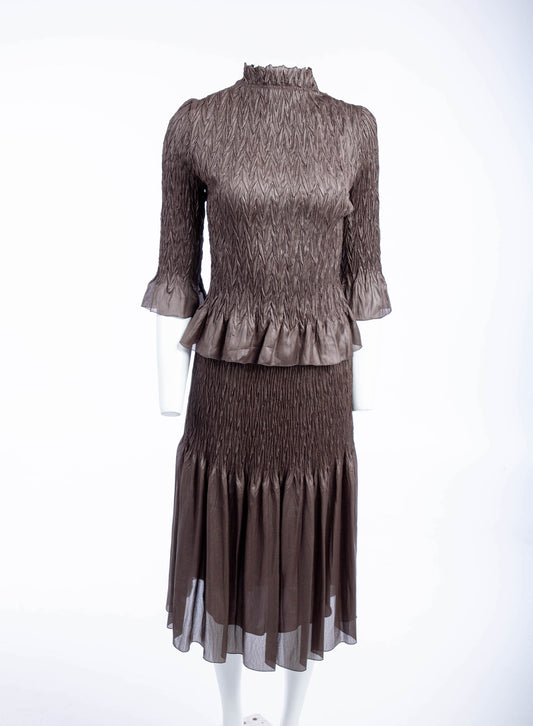 Yukiko Hanai Pleated Two Piece