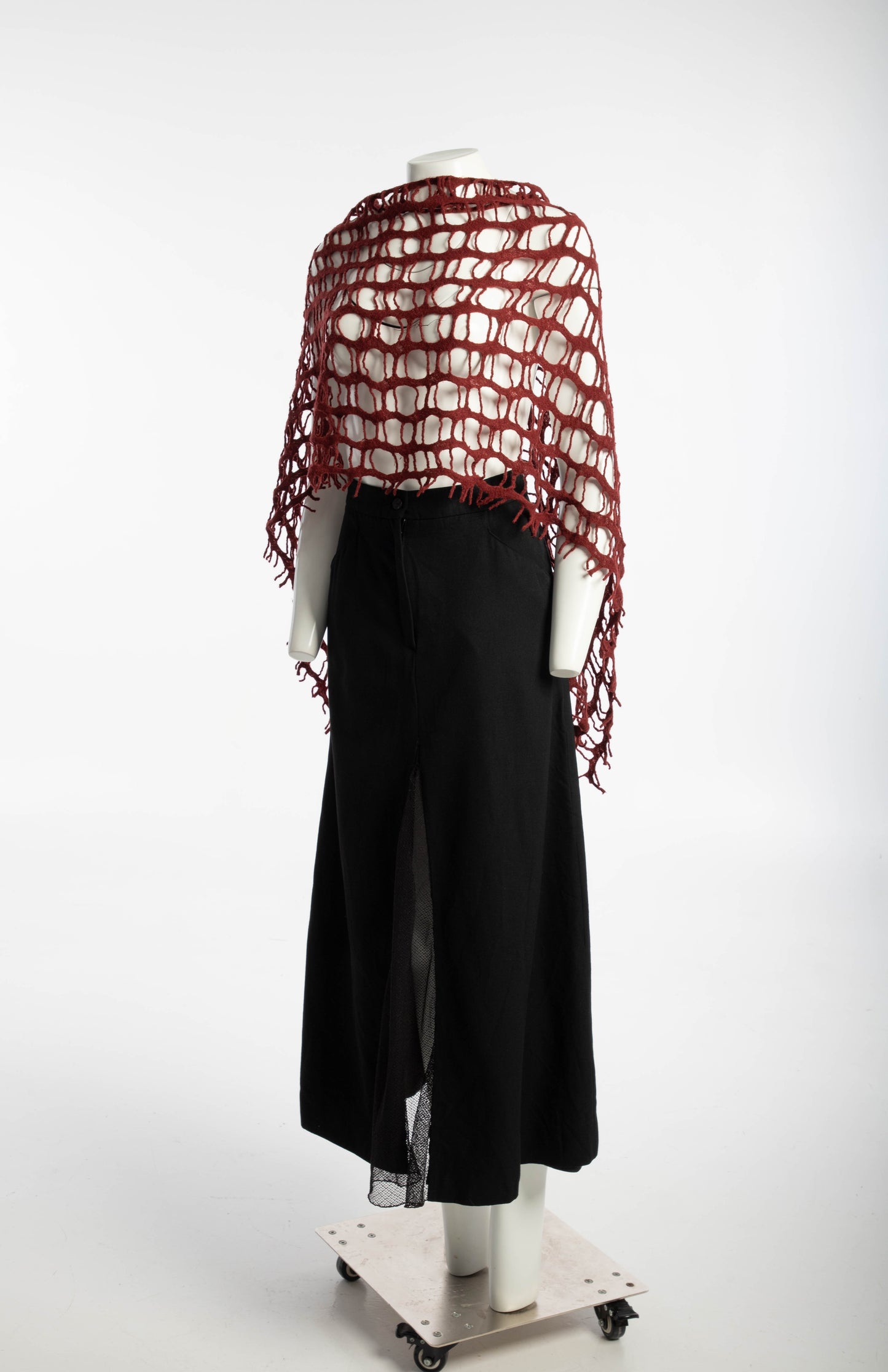 Faliero Sarti Wool Net Shawl