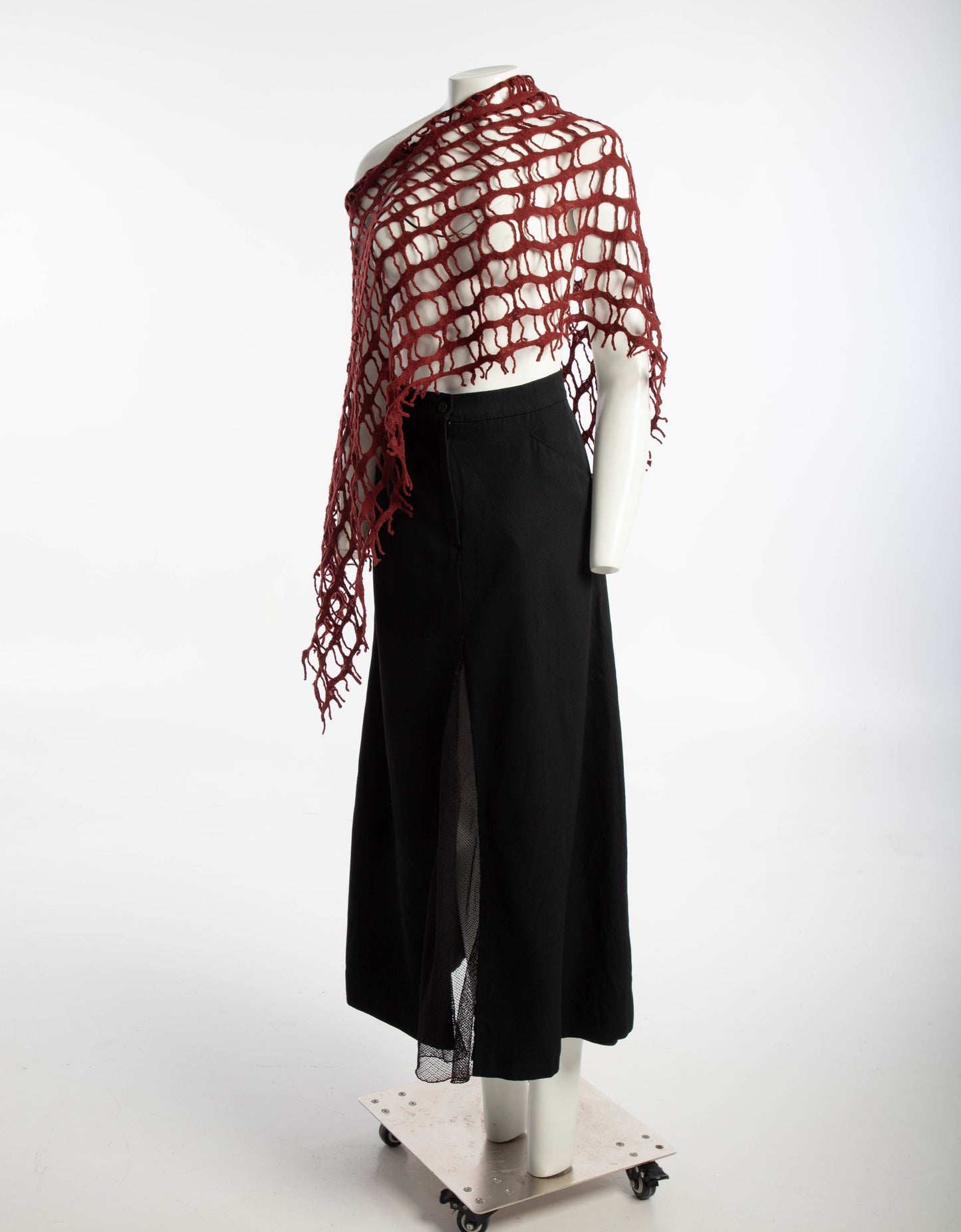 Faliero Sarti Wool Net Shawl