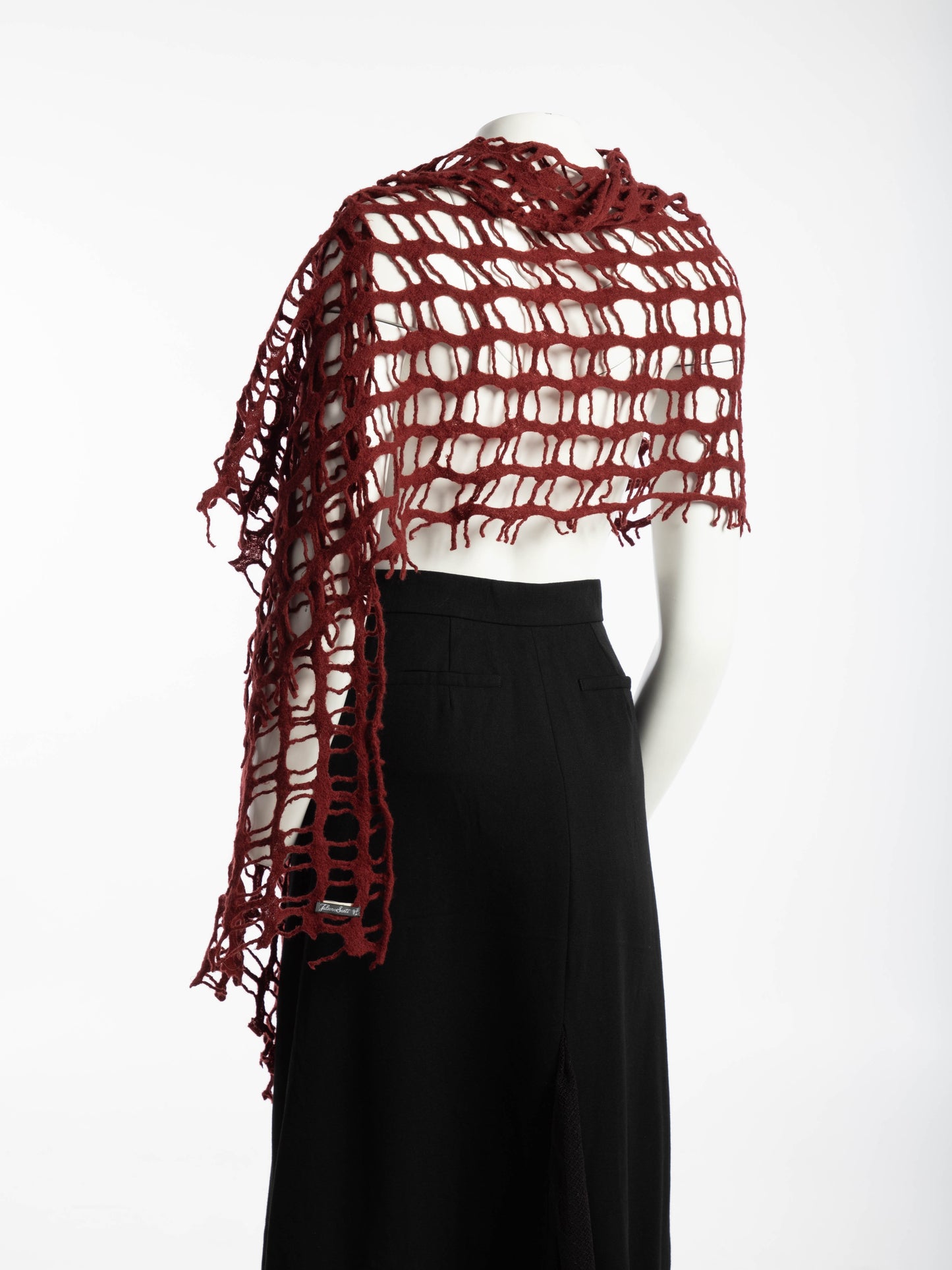 Faliero Sarti Wool Net Shawl