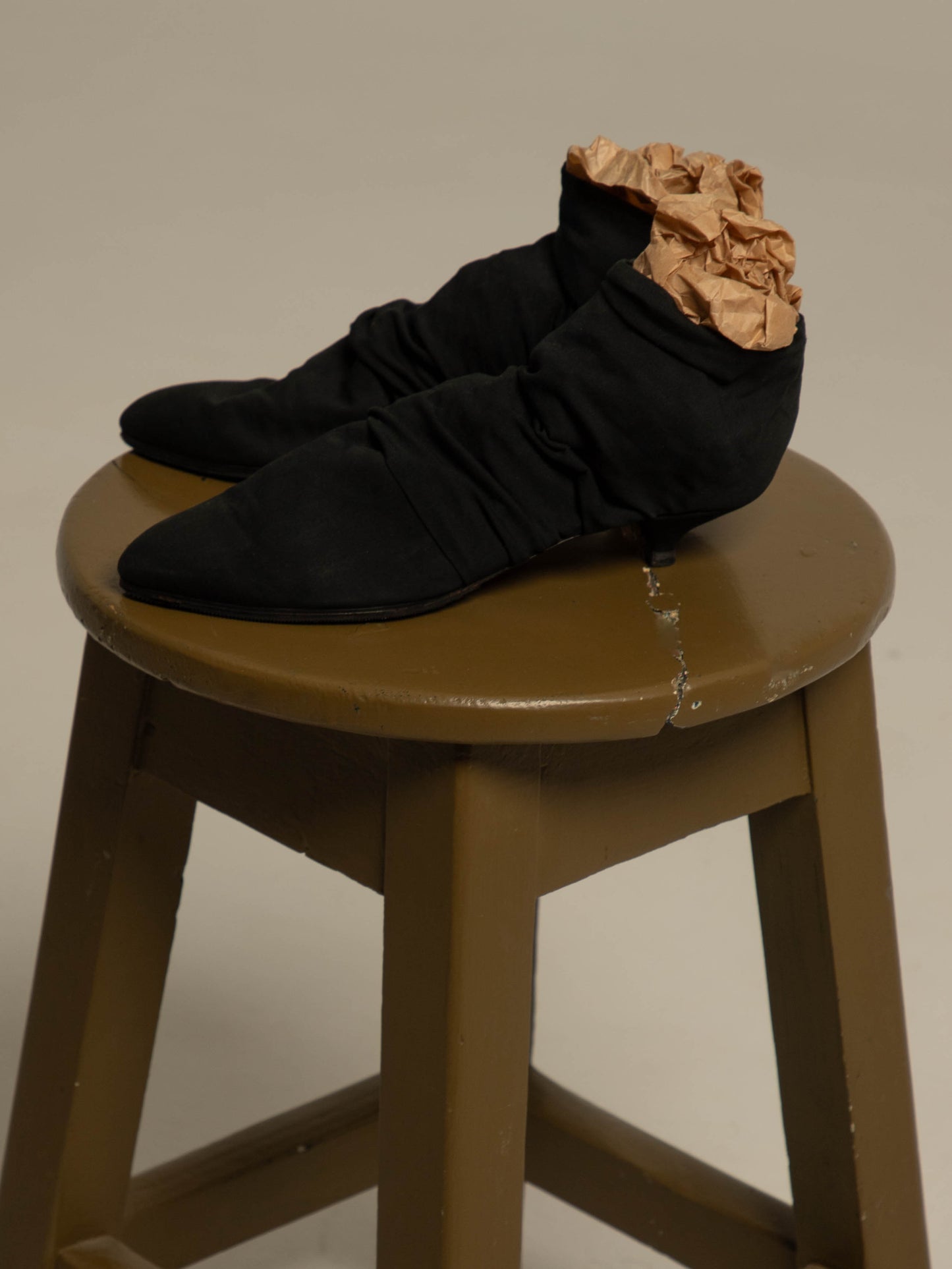 Dolce & Gabbana 1991 Scrunched Ankle Boot