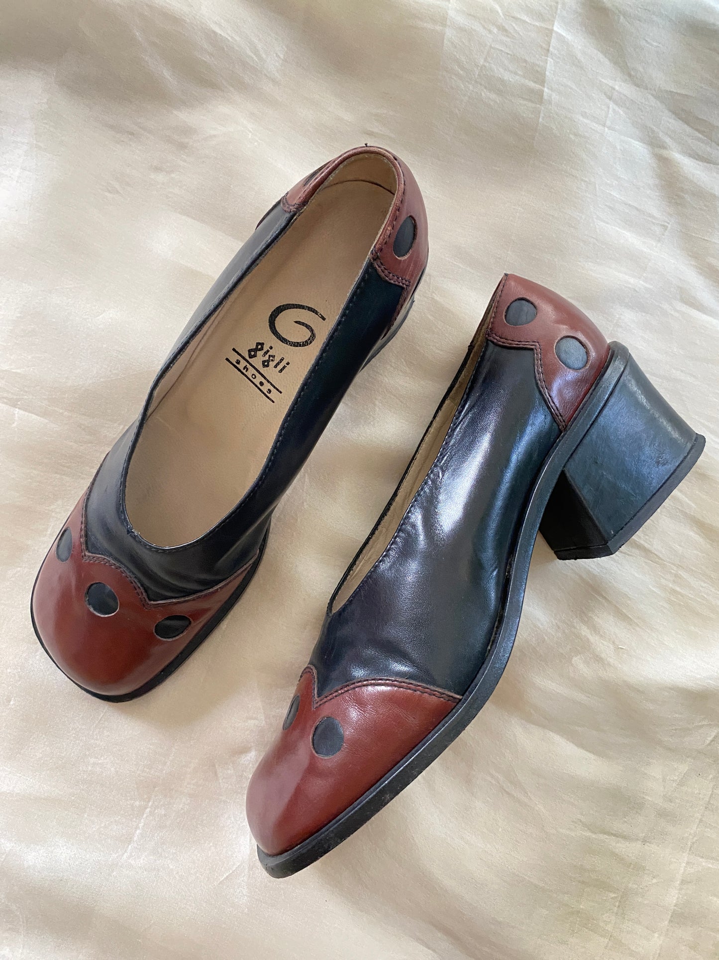 Romeo Gigli G Gigli  1940s Inspired 'Spectator' Shoes