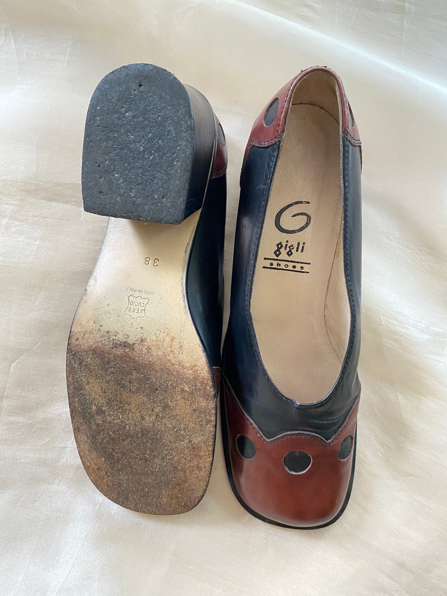 Romeo Gigli G Gigli  1940s Inspired 'Spectator' Shoes