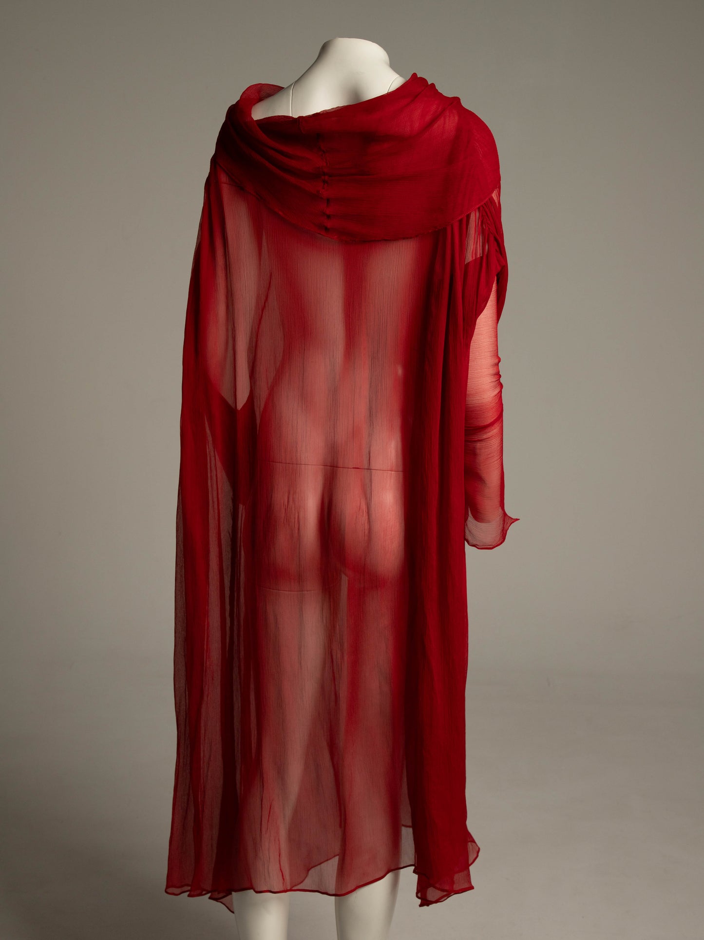 Celia Phillips Red Silk 'Atropos' Dress