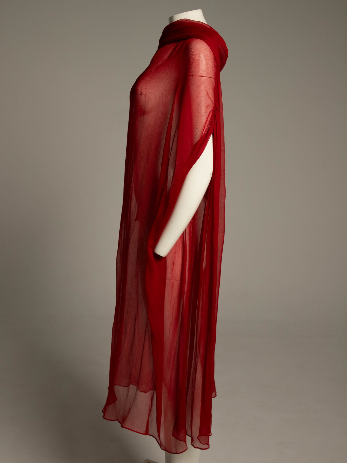 Celia Phillips Red Silk 'Atropos' Dress