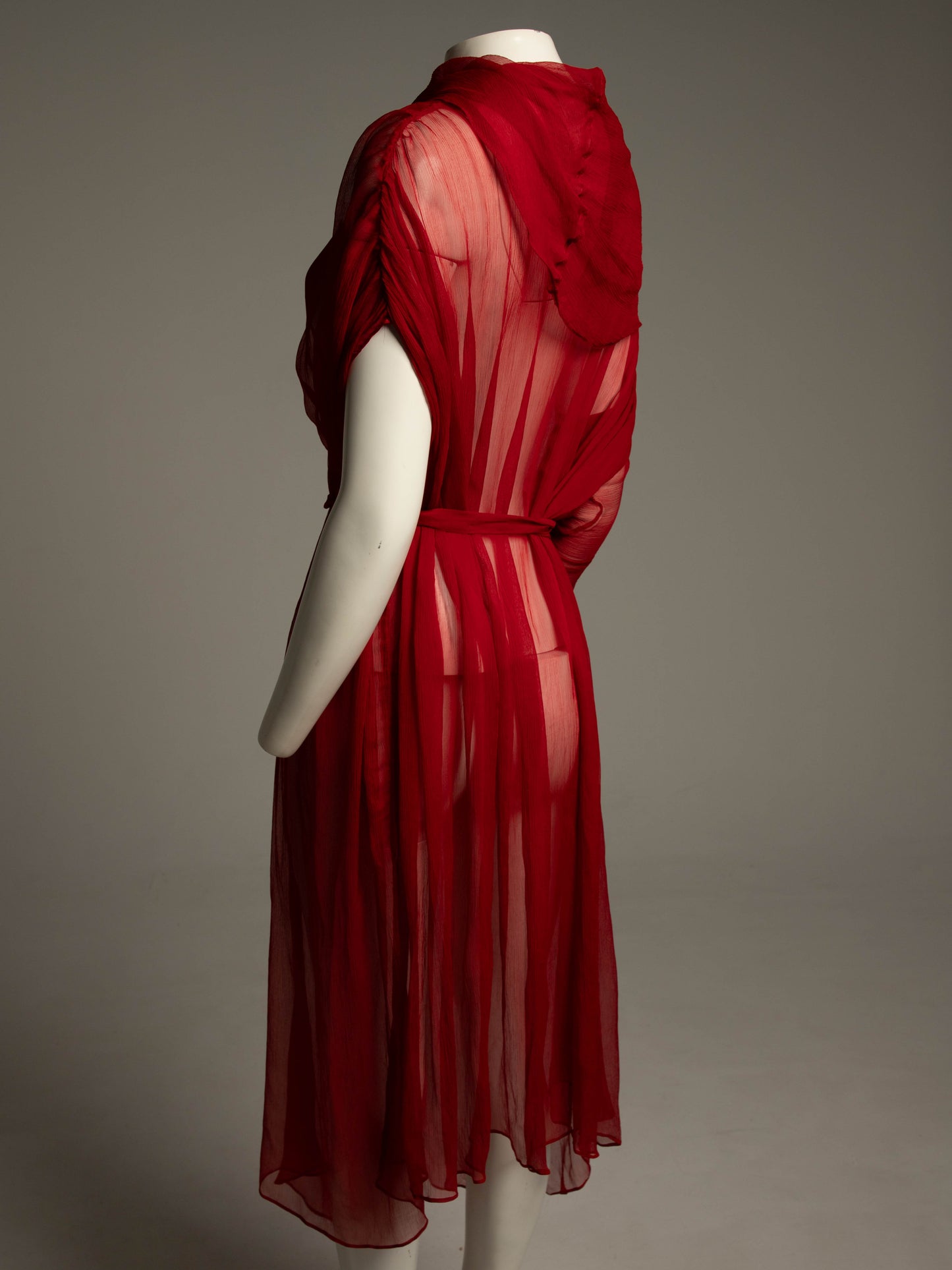 Celia Phillips Red Silk 'Atropos' Dress