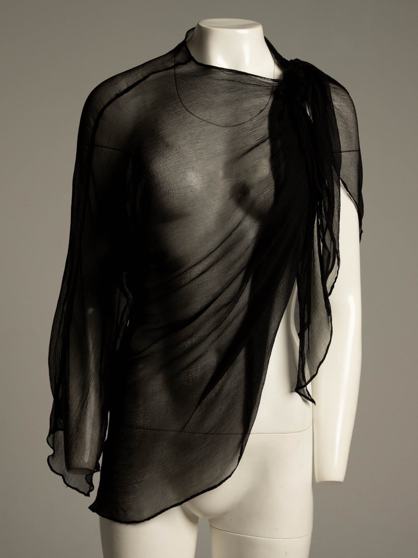 Celia Phillips Black Silk 'Persephone' Blouse