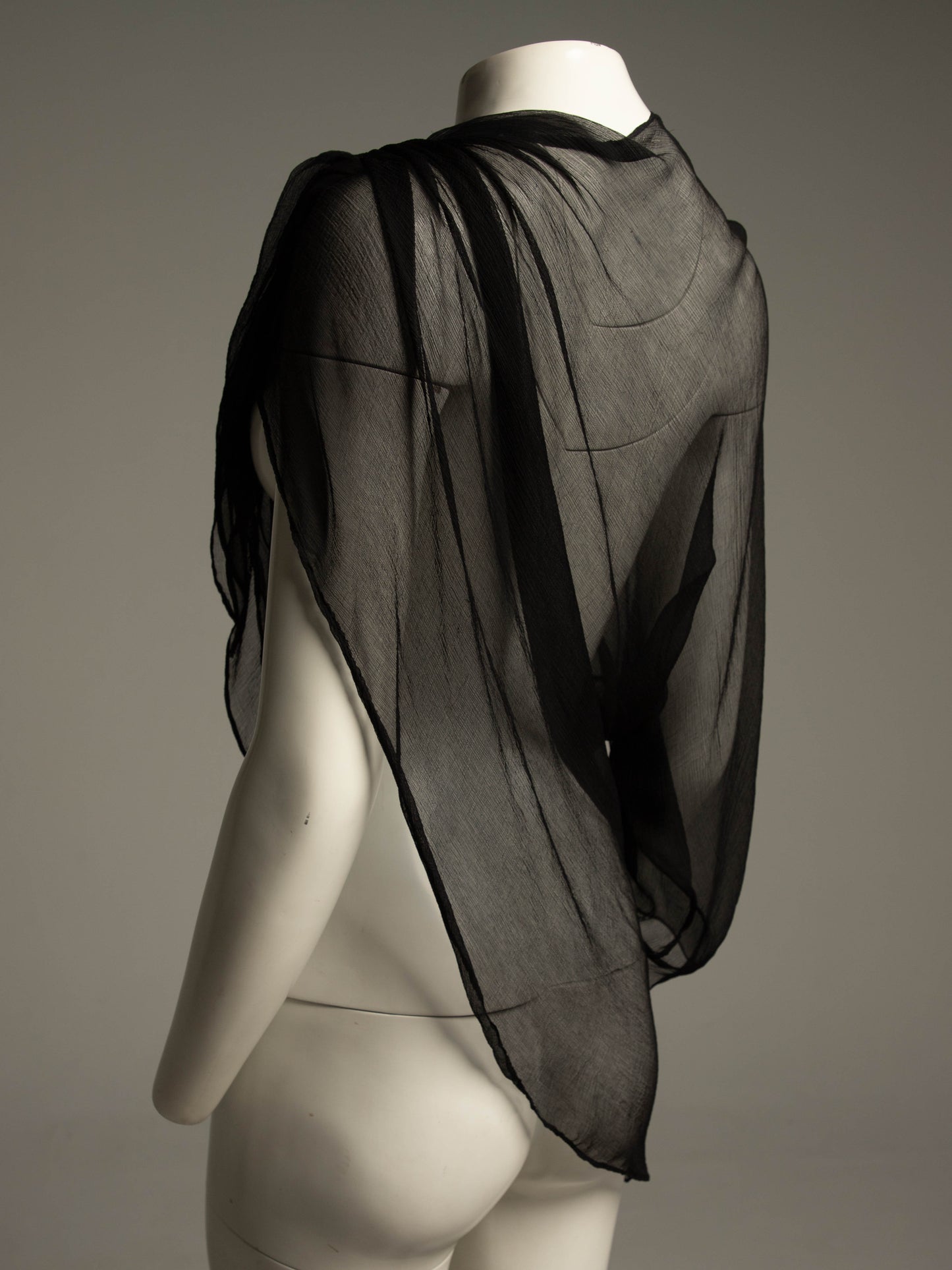 Celia Phillips Black Silk 'Persephone' Blouse