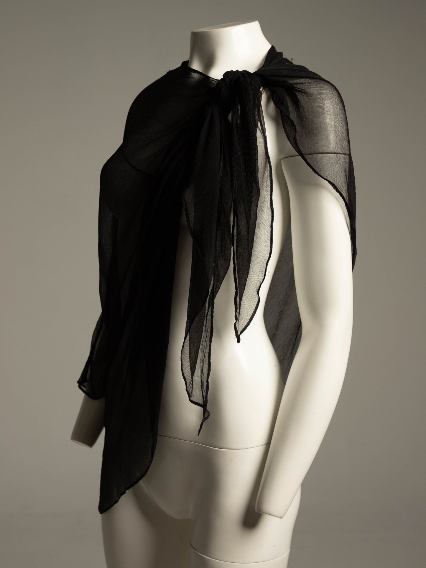 Celia Phillips Black Silk 'Persephone' Blouse