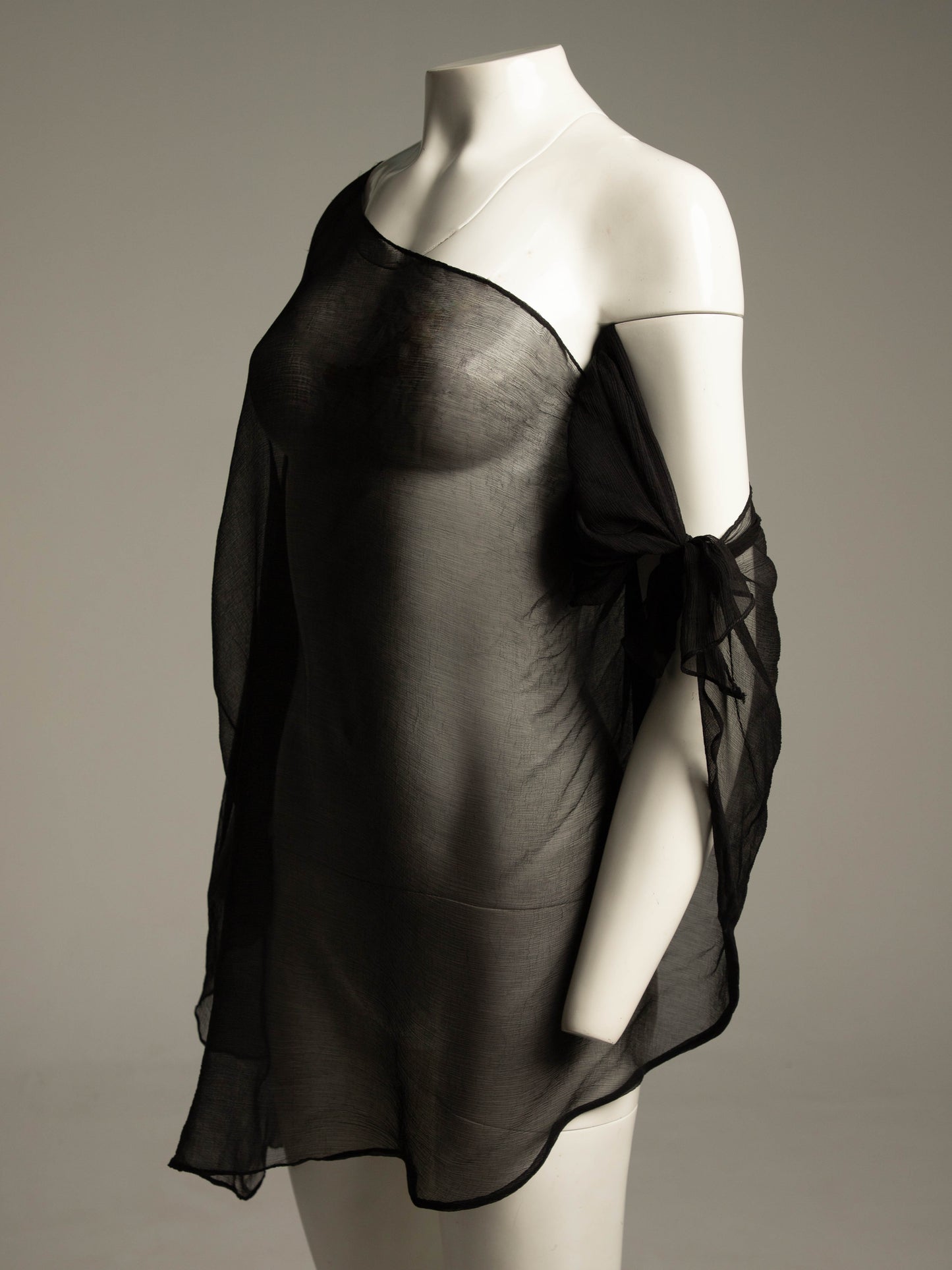 Celia Phillips Black Silk 'Persephone' Blouse