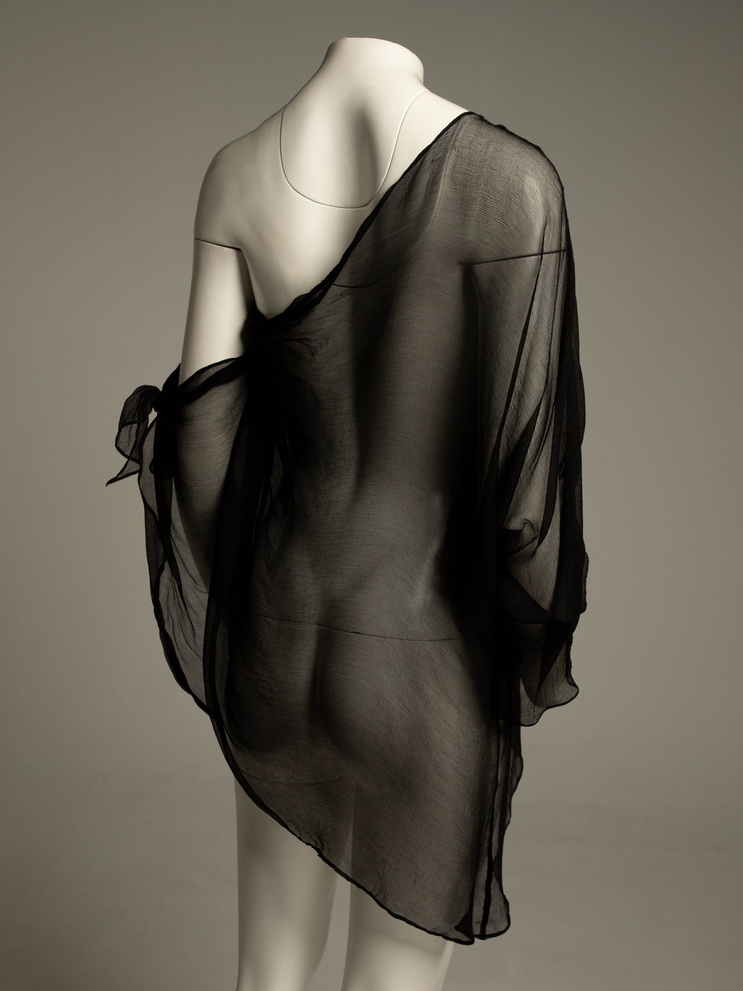 Celia Phillips Black Silk 'Persephone' Blouse