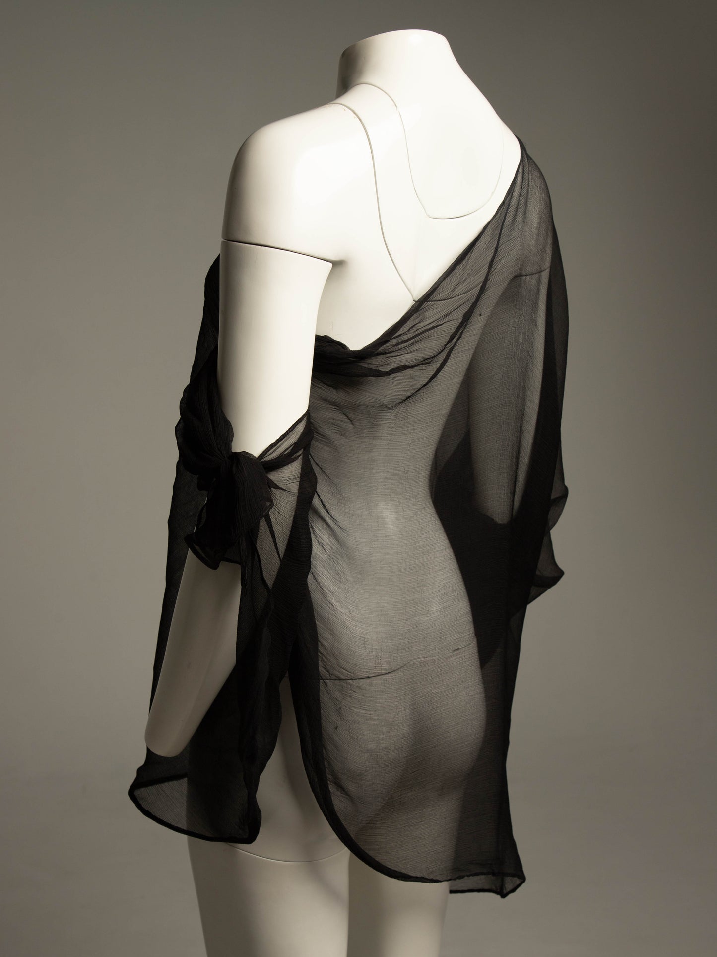 Celia Phillips Black Silk 'Persephone' Blouse