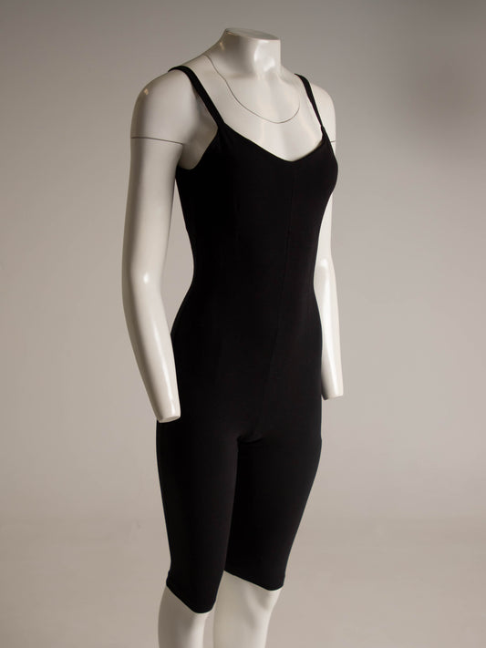 Dolce & Gabbana Black Stretch Cotton Bodysuit