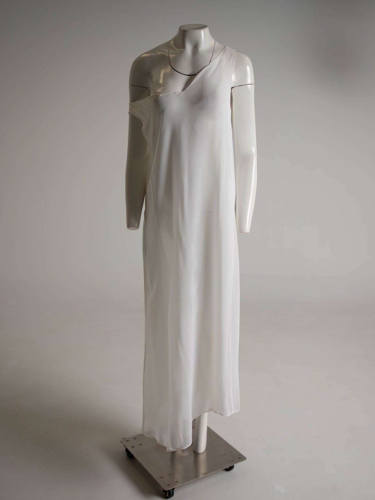 Dolce & Gabbana White Long Sheath Dress