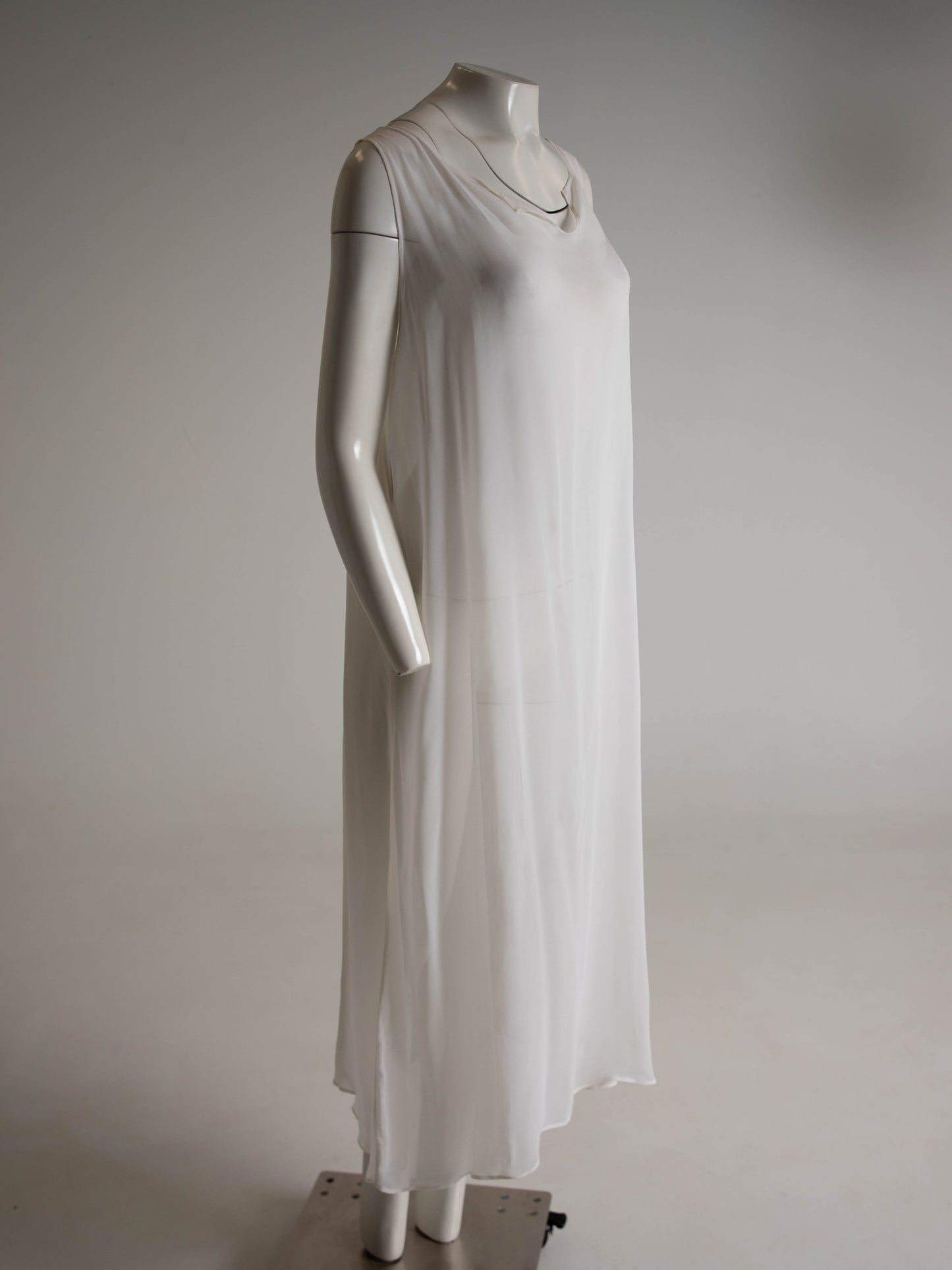 Dolce & Gabbana White Long Sheath Dress
