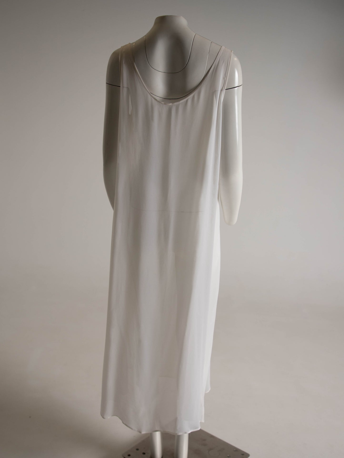 Dolce & Gabbana White Long Sheath Dress