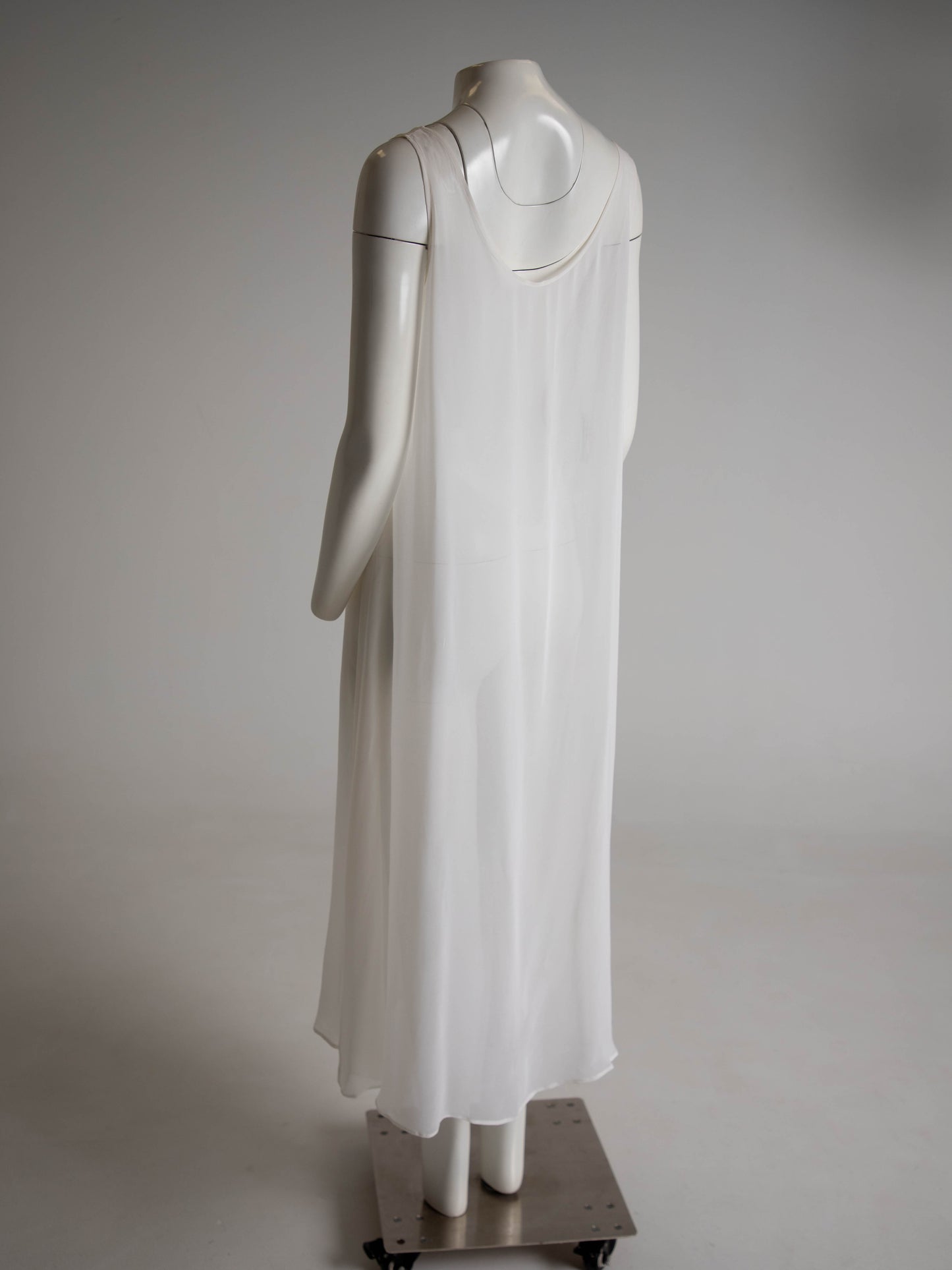 Dolce & Gabbana White Long Sheath Dress