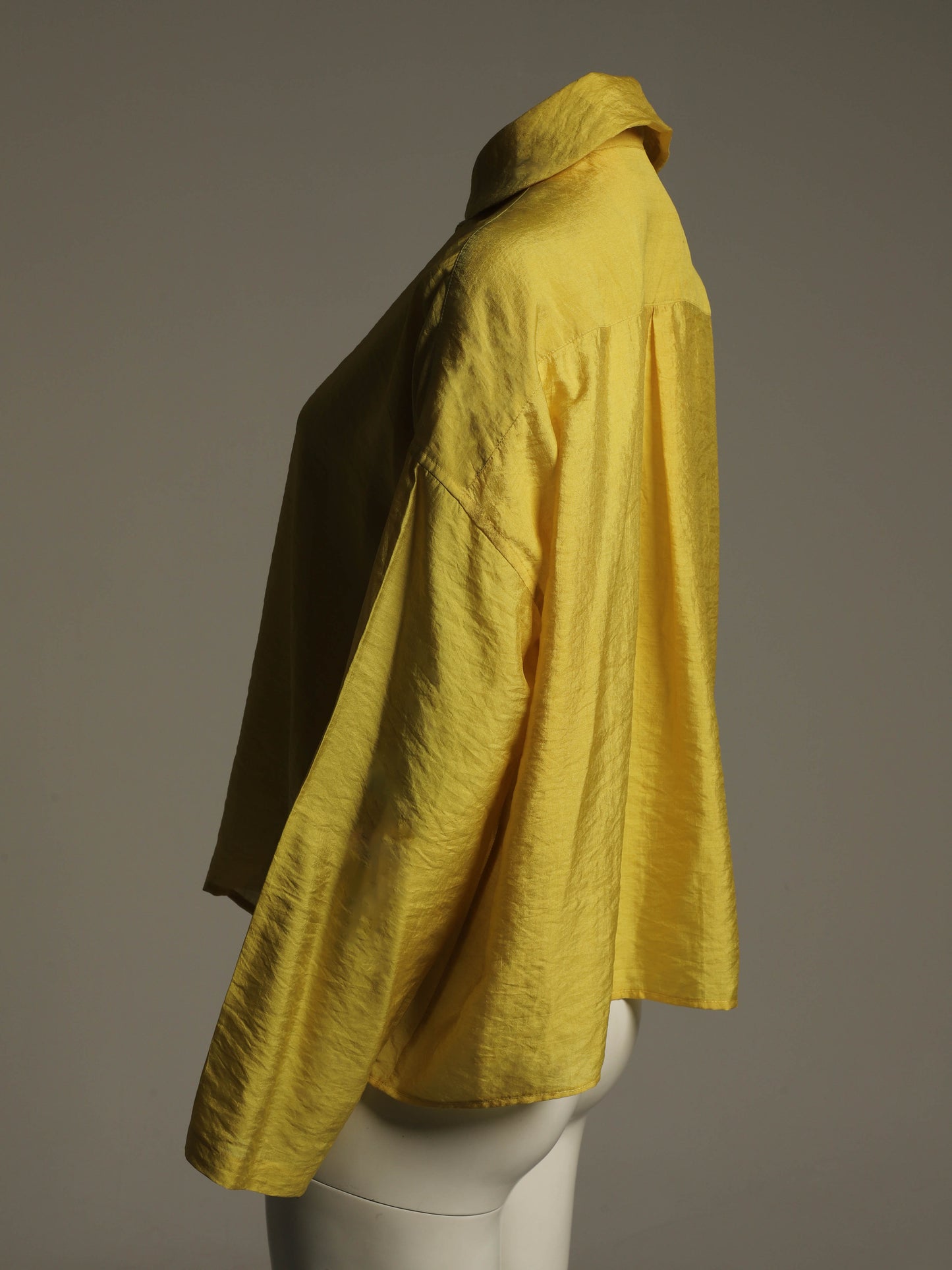 Callaghan Romeo Gigli Era 1989 Yellow Silk Blouse