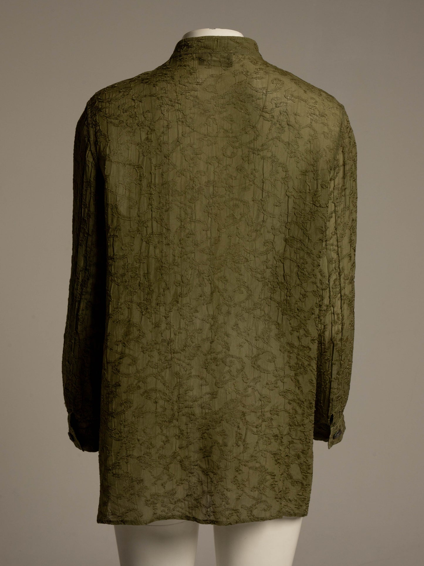 Callaghan Romeo Gigli Era Green Floral Silk Blouse