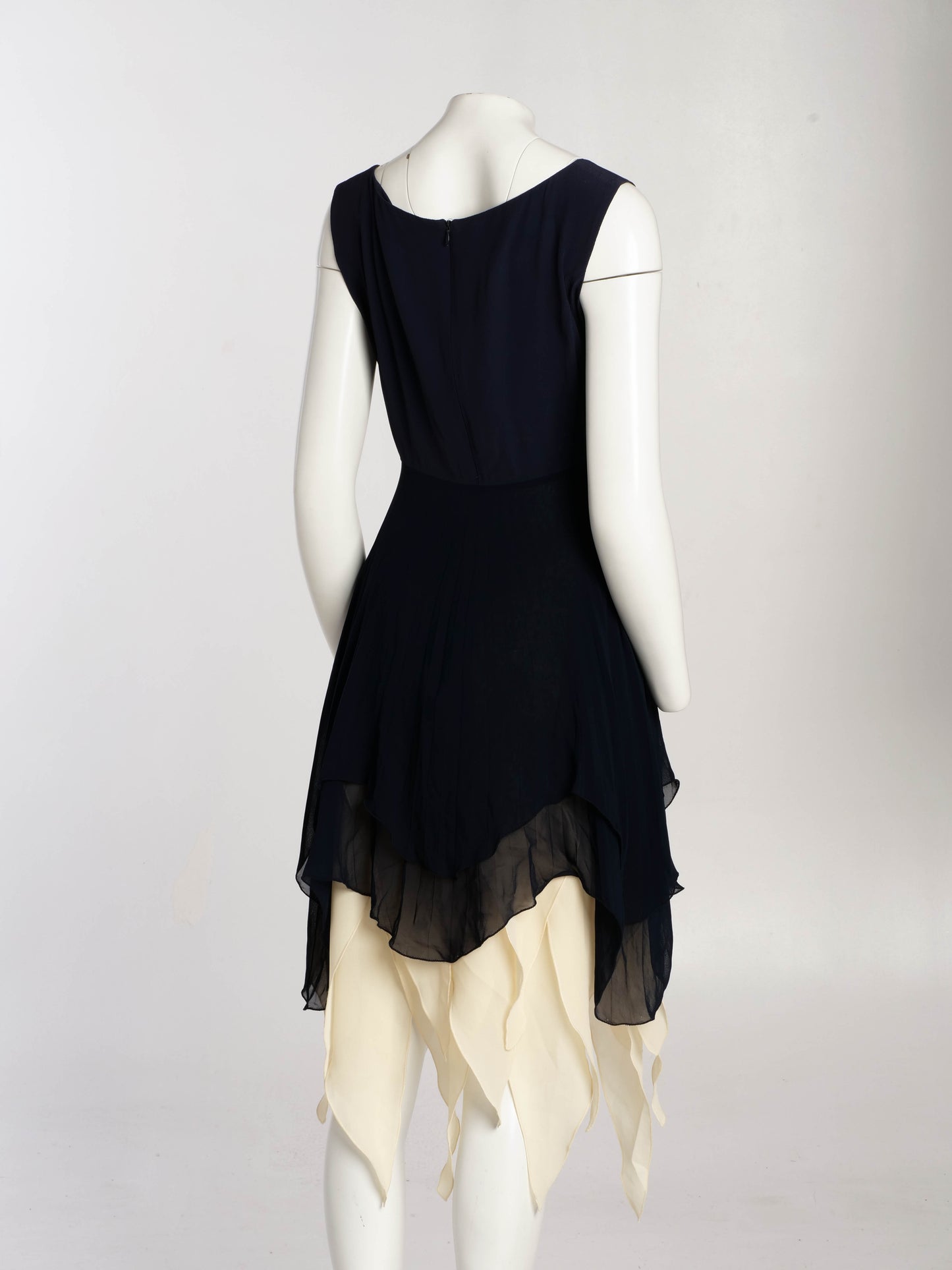 Blumarine Anna Molinari Navy Babydoll Dress