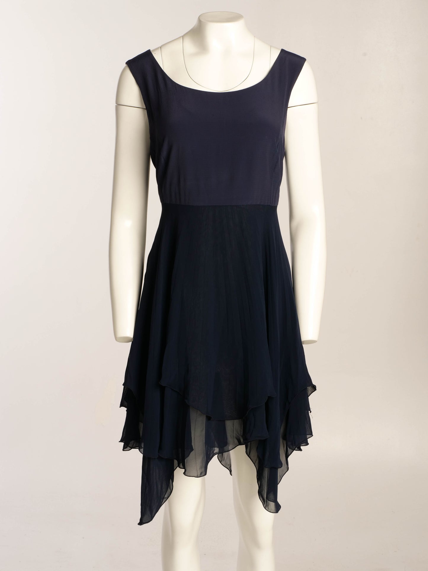 Blumarine Anna Molinari Navy Babydoll Dress