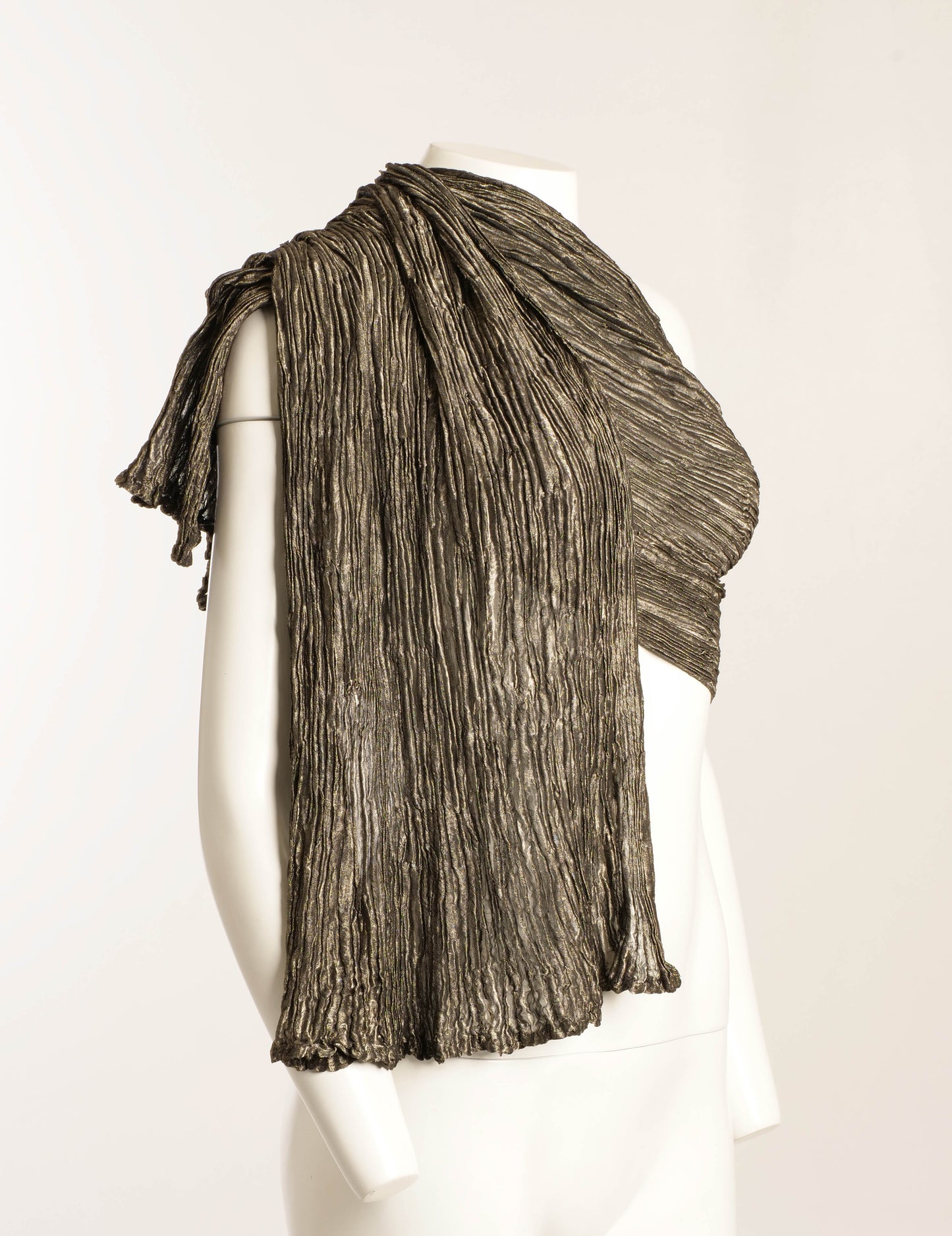 Bronze Silk Metal Shawl