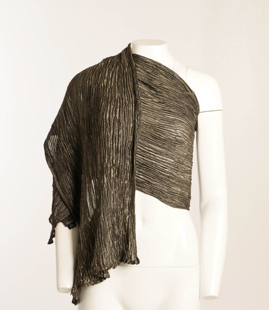 Bronze Silk Metal Shawl